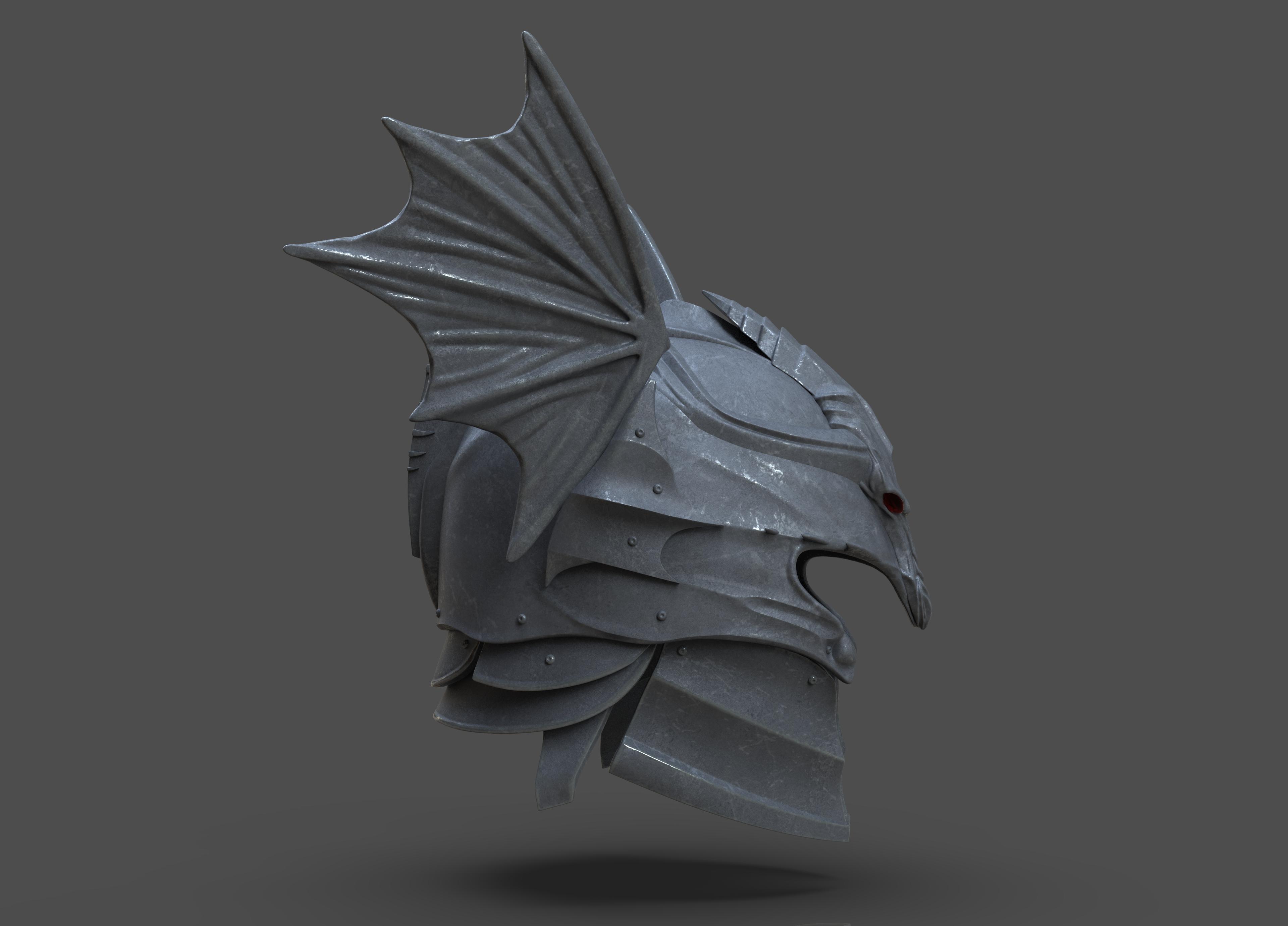 Daemon Targaryen Helmet 3d model