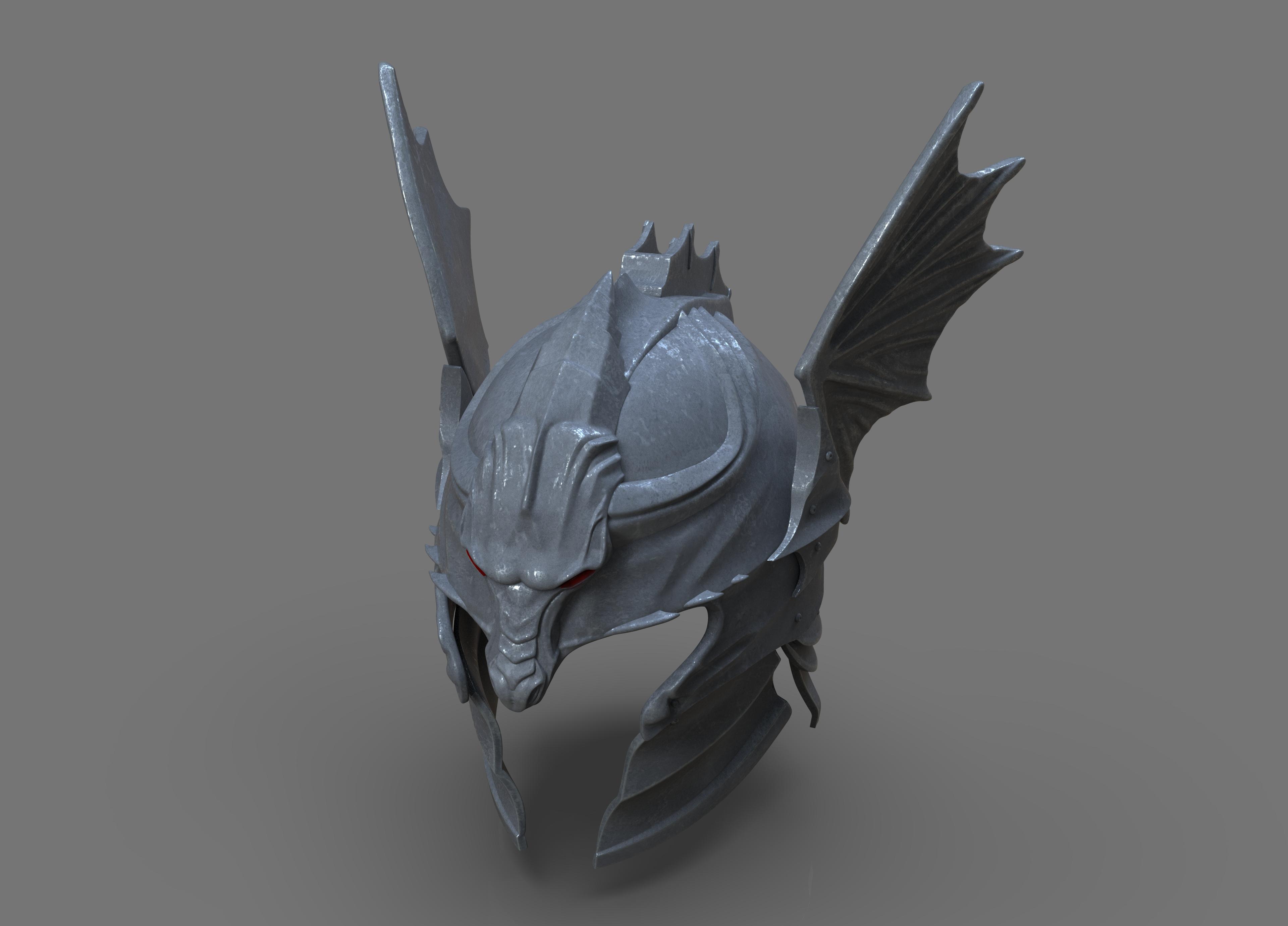 Daemon Targaryen Helmet 3d model