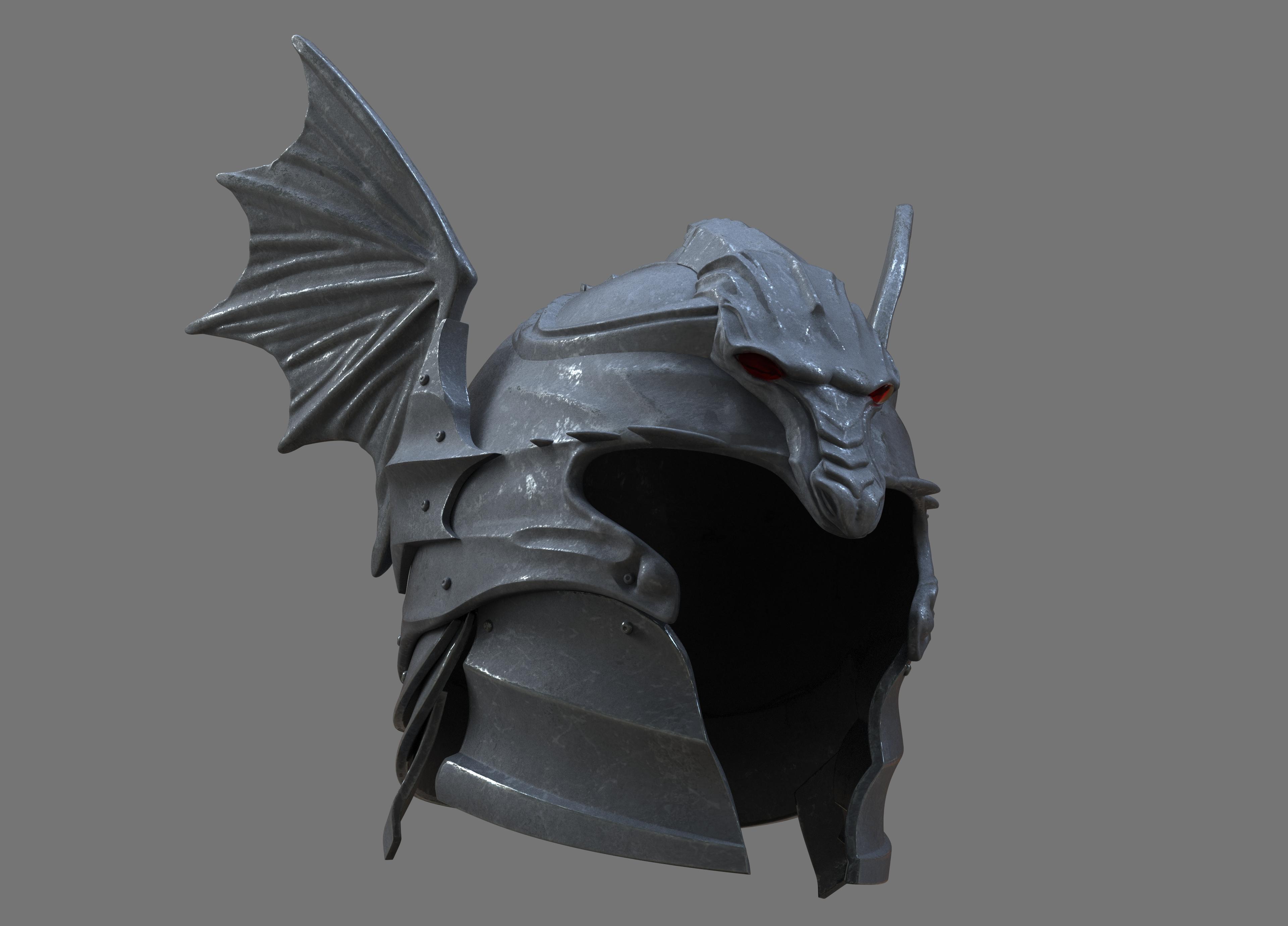 Daemon Targaryen Helmet 3d model