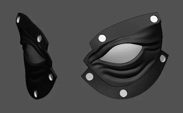 Poison Deadpool Mask 3D Print File STL 3d model