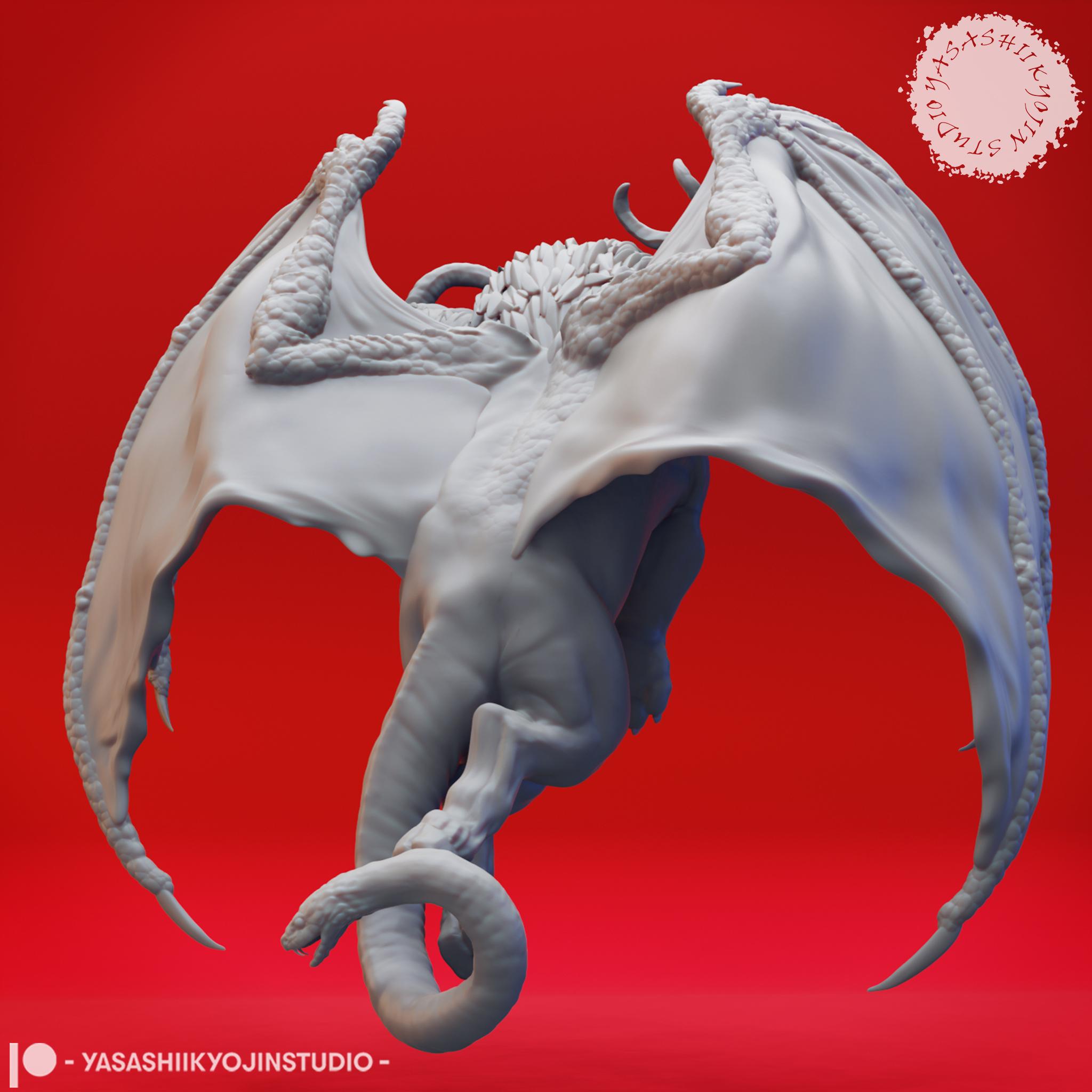 Chimera Pair - Tabletop Miniatures (Pre-Supported) 3d model