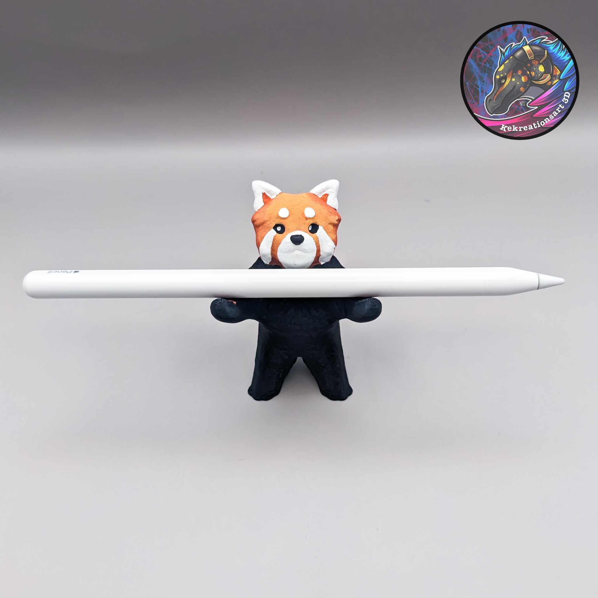 Red Panda Pen Holder 3d model