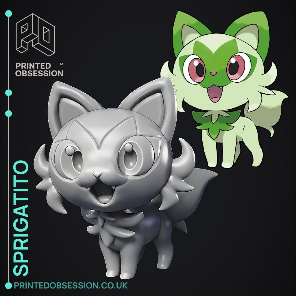 Sprigatito - Pokemon - Fan Art - 3D model by printedobsession on Thangs