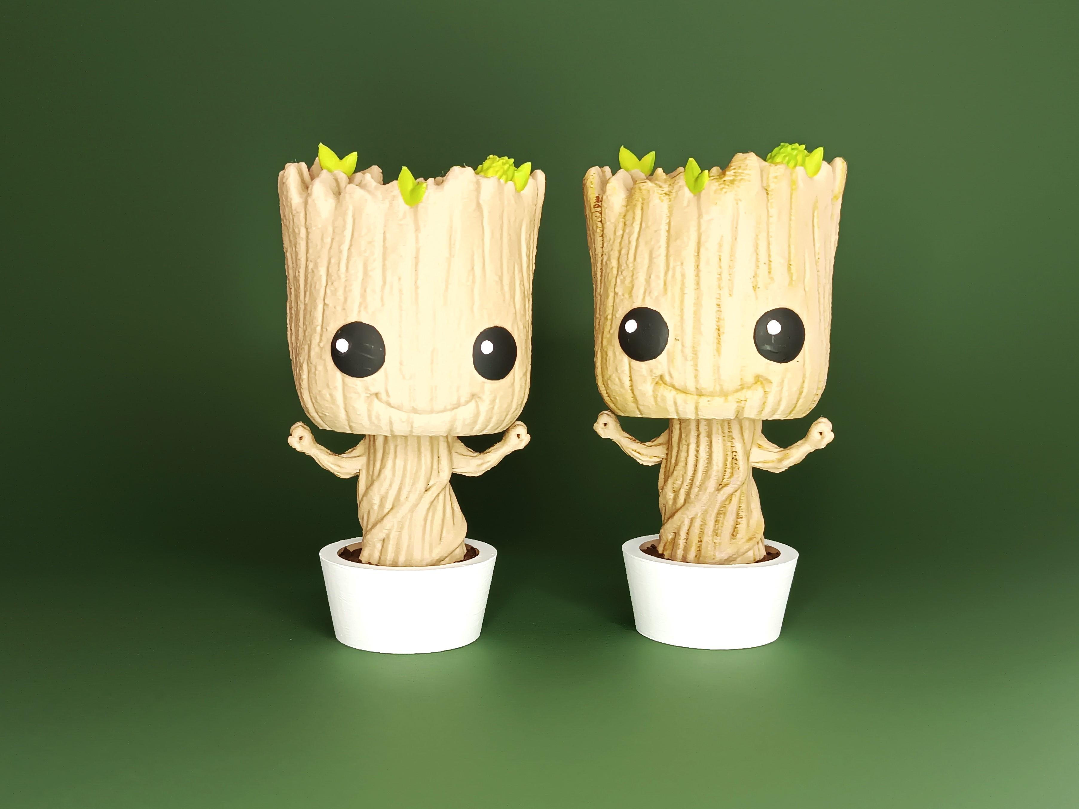 Baby Groot Funko Pop Bobblehead from Guardians of the Galaxy 3d model