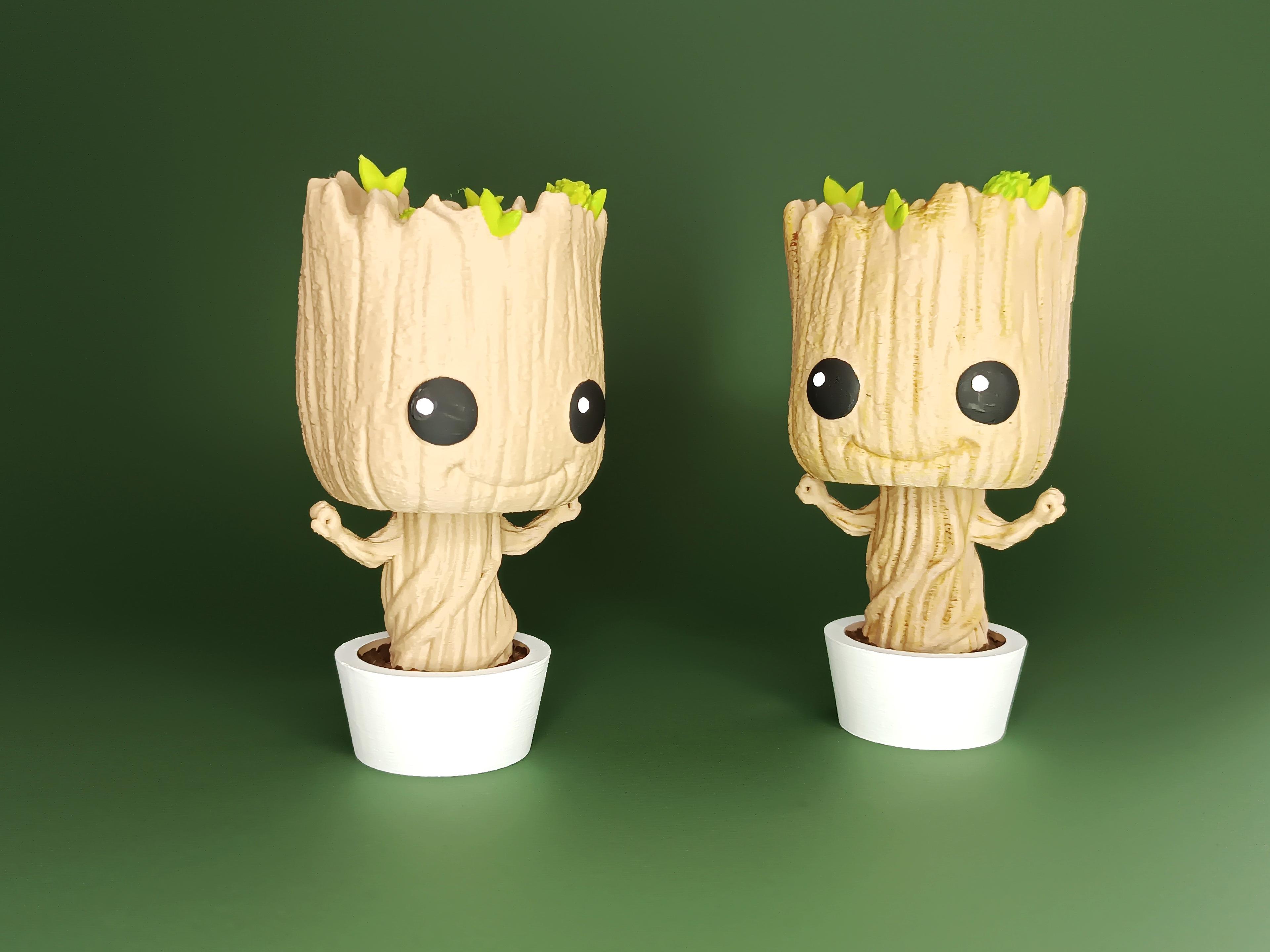 Baby Groot Funko Pop Bobblehead from Guardians of the Galaxy 3d model