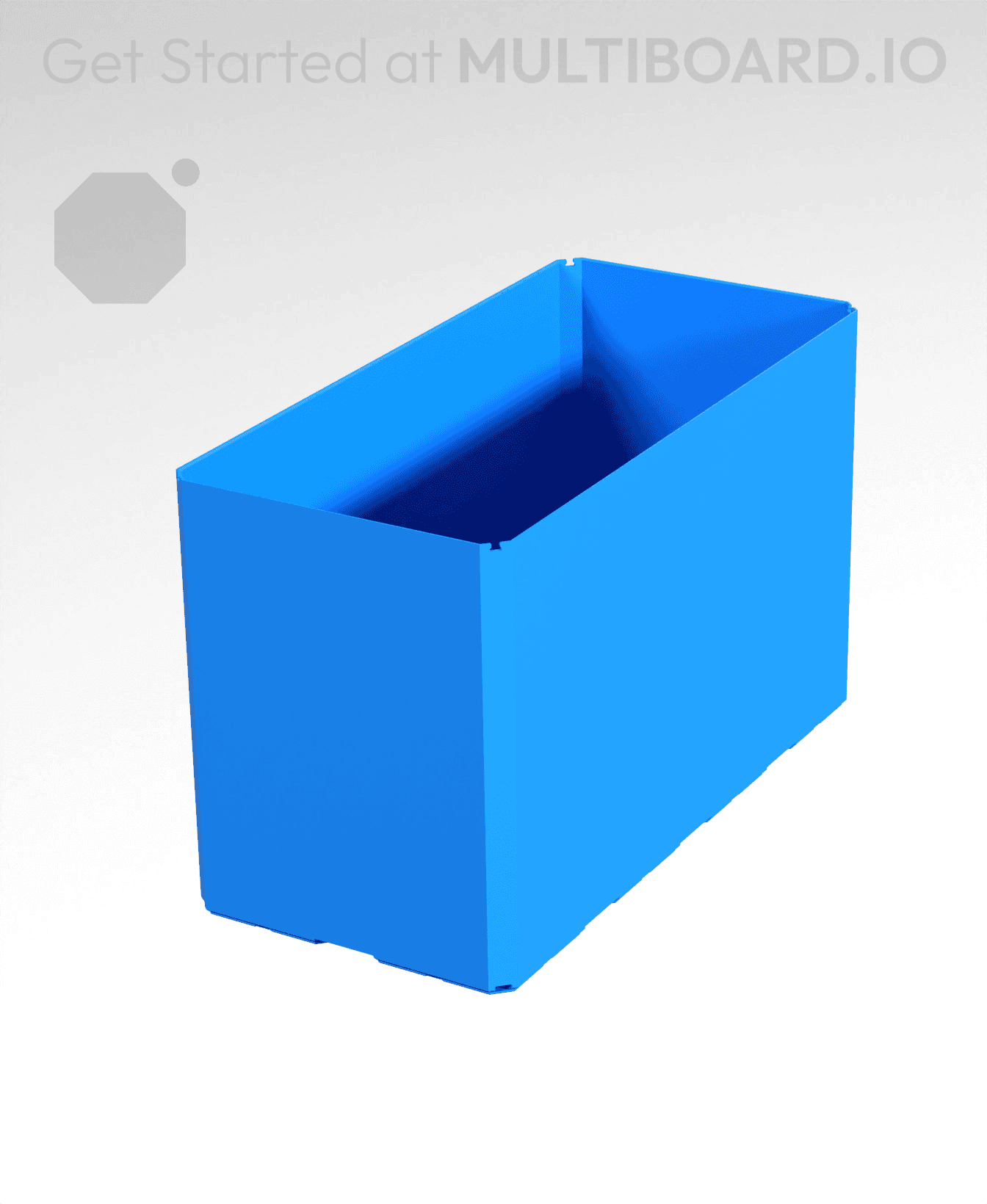 2x4x2.5 - Bin - Multibin Insert 3d model