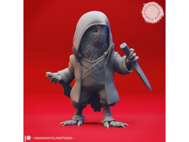 Owlin Rogue - Tabletop Miniature 3d model