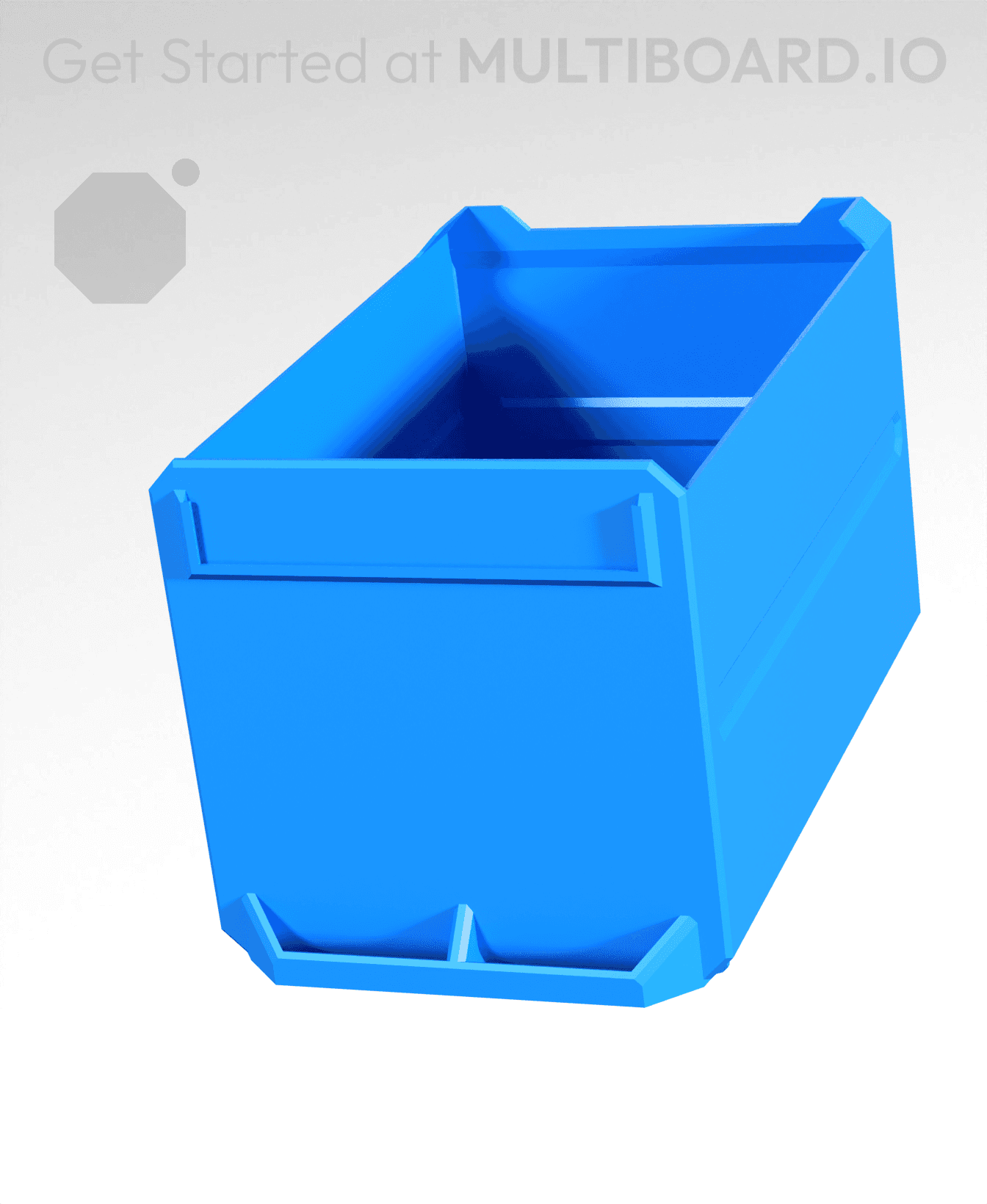 2x2x3-Deep - Multibin Simple Drawer 3d model