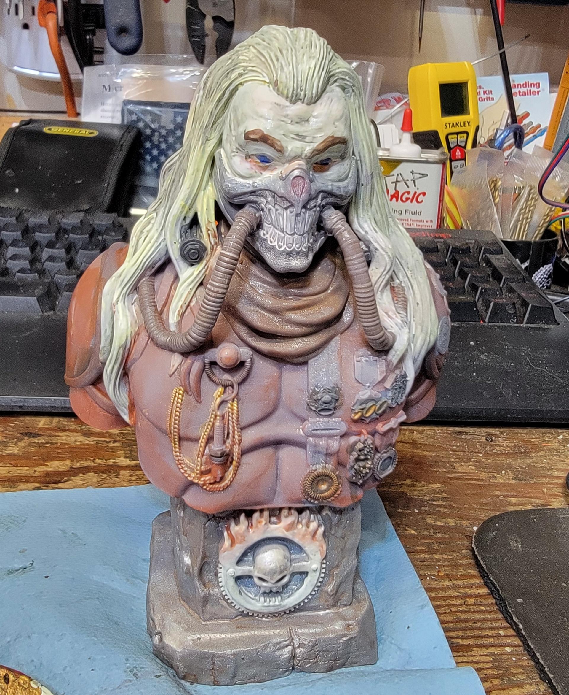 Immortan Joe bust - Mad Max (Pre-Supported) 3d model