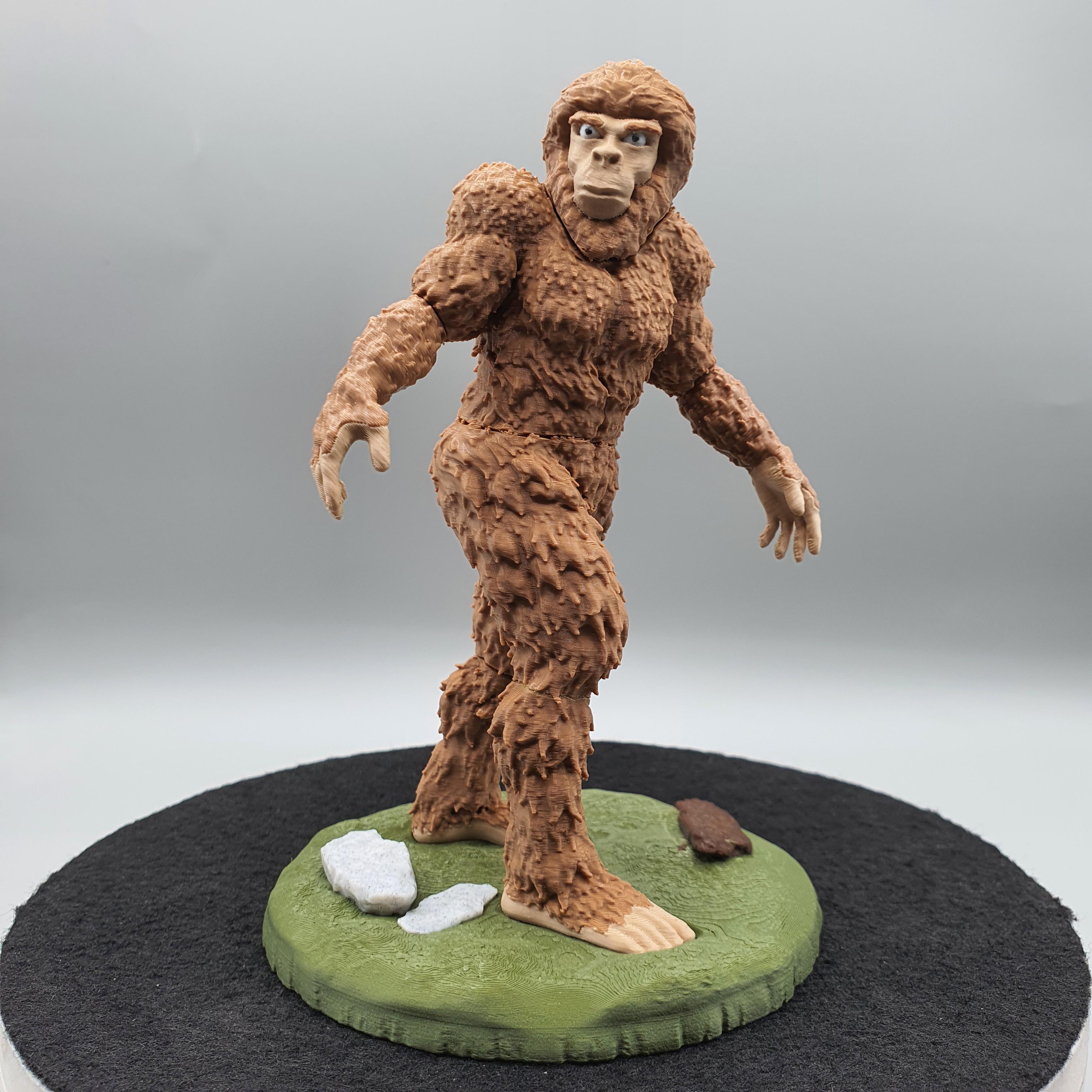 Bigfoot With Base  3d model