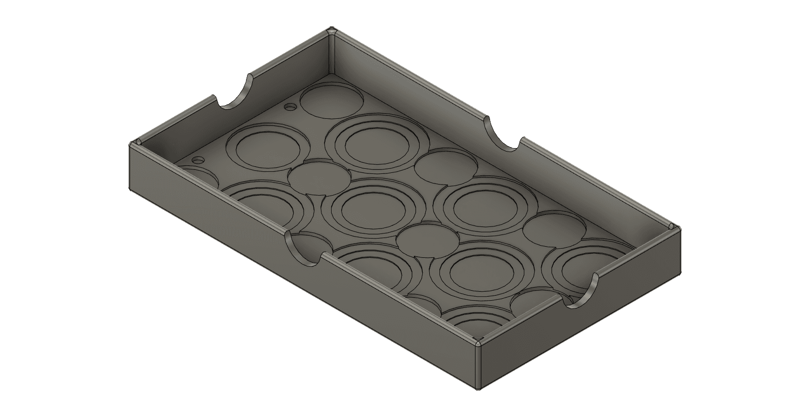 Token Box for Miniatures Wargaming 3d model