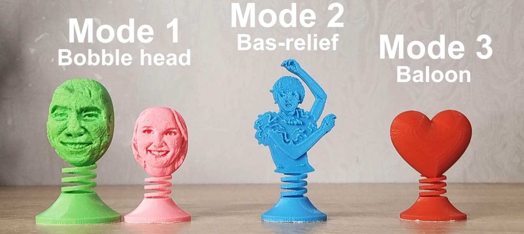 APP TO CREATE BOBBLE HEADS 3d model