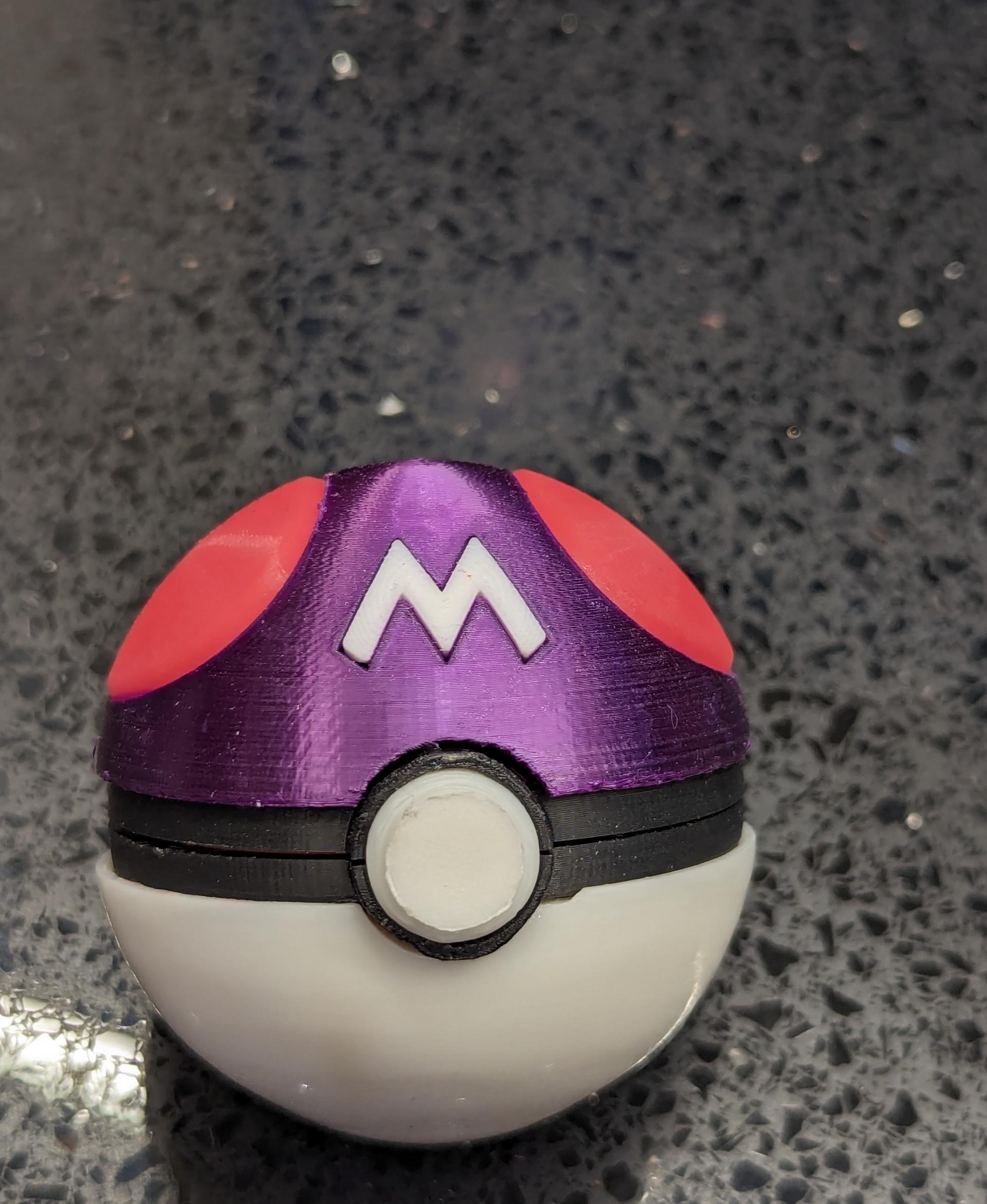 Masterball - front view closed - 3d model