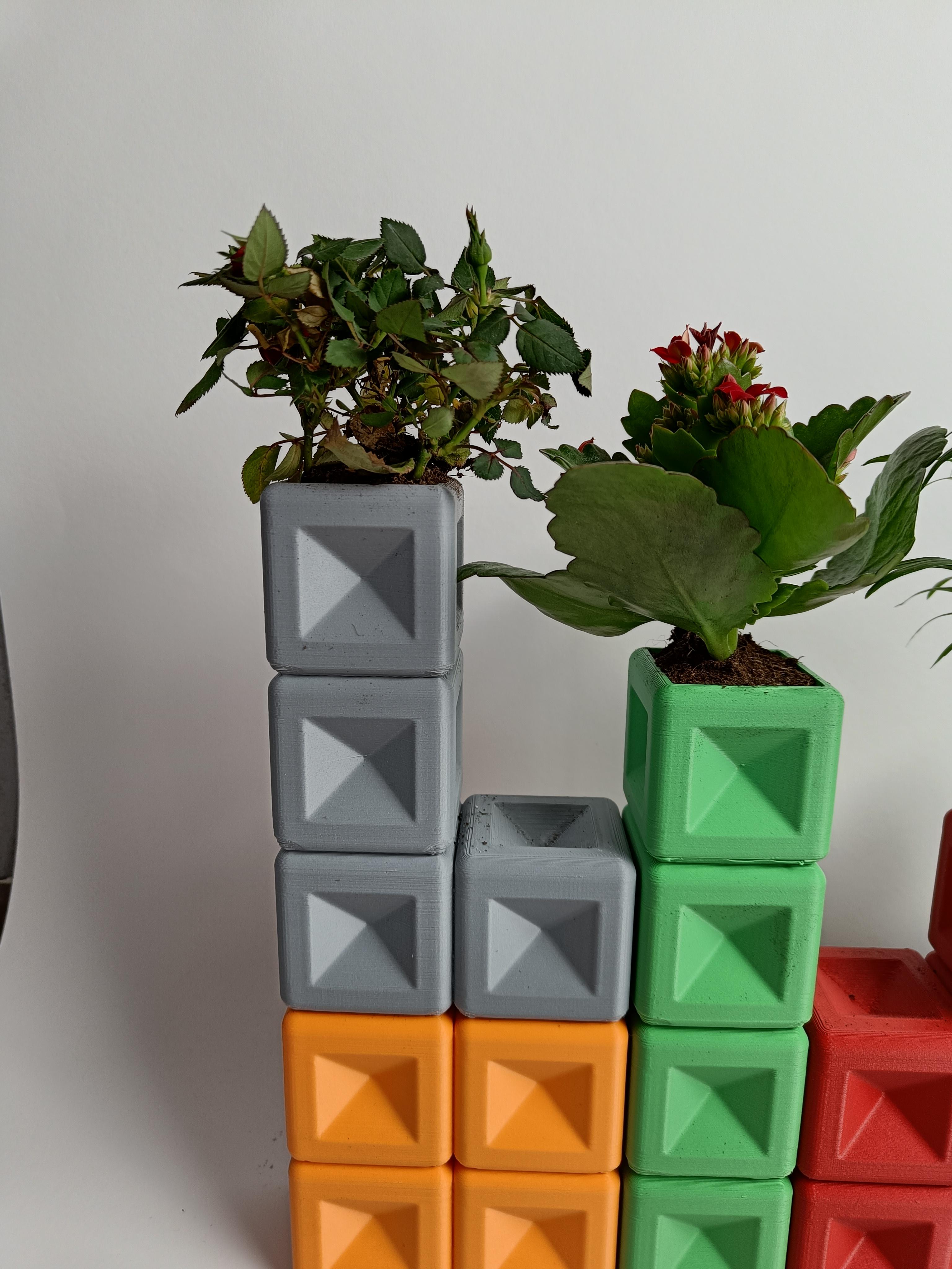 Tetris L Planter 3d model