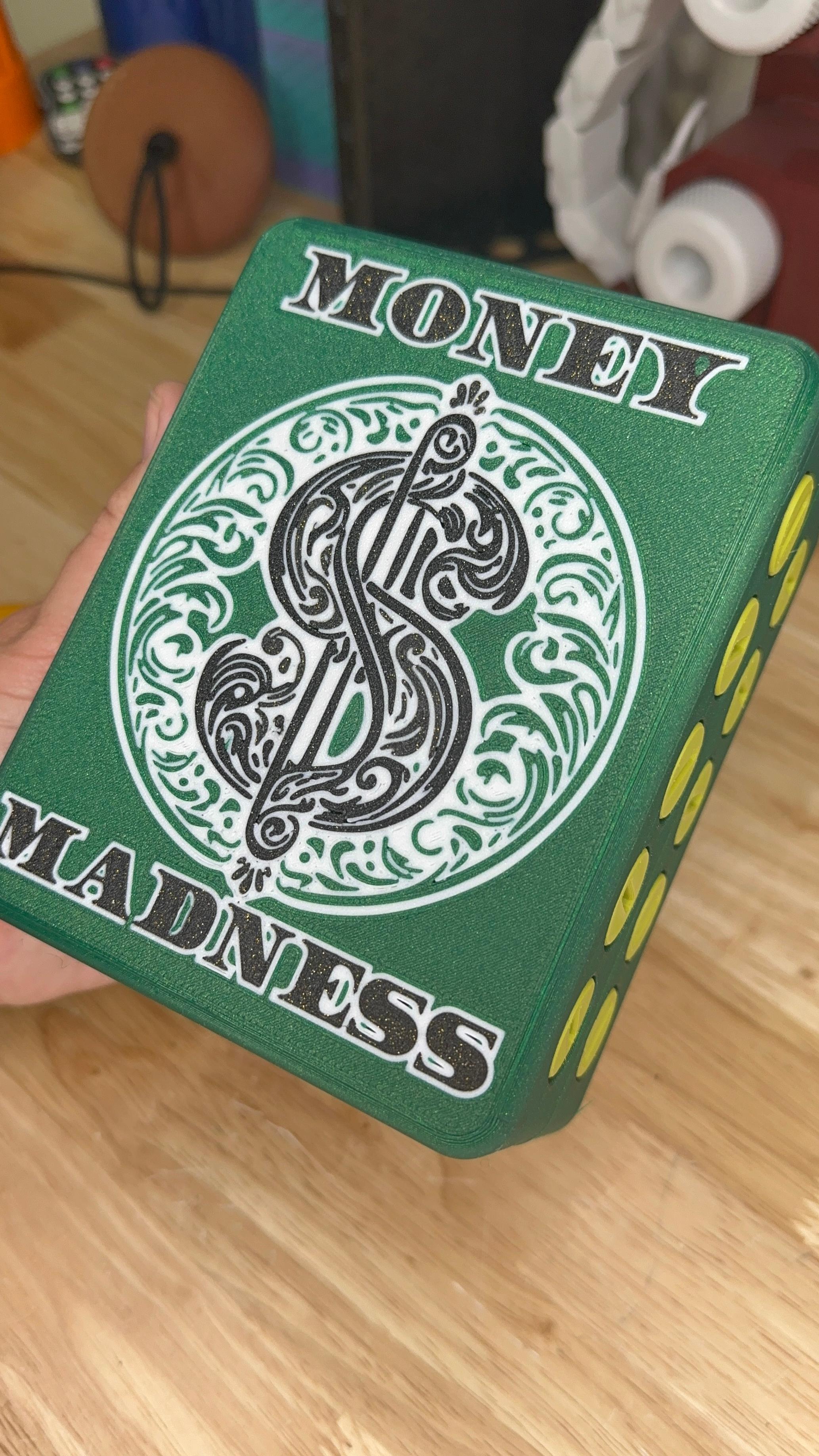 Money Madness Annoying Cash, Card Gift Box - A cash or card gift box for co-workers, friends, family 3d model