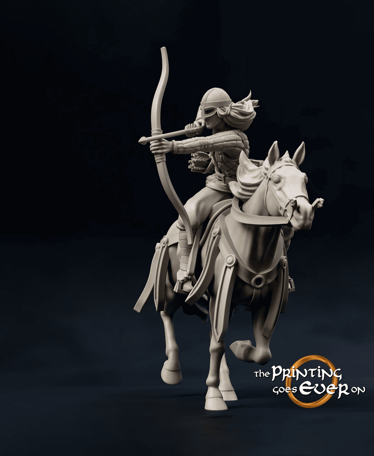 Ridermercia Archer - On Foot and Mounted 3d model
