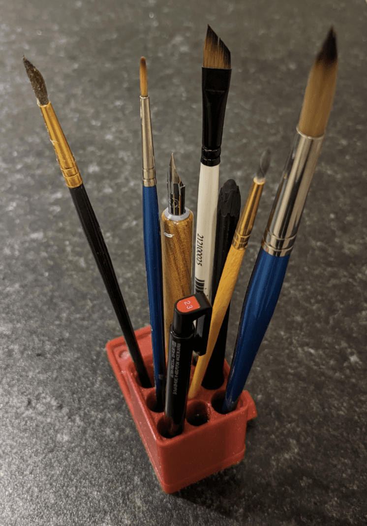 Gridfinity Drawer Sharpie Holder by MyWay2Build, Download free STL model