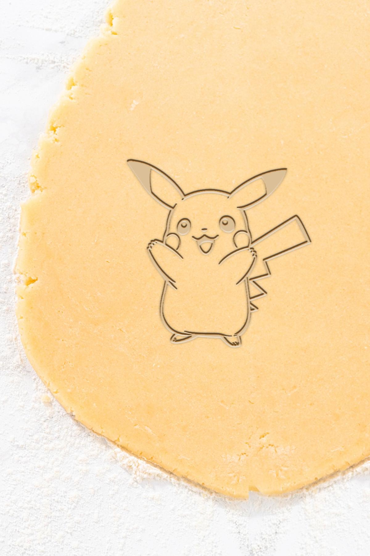 Pikachu Cookie Cutter, Biscuit Cutter 3d model