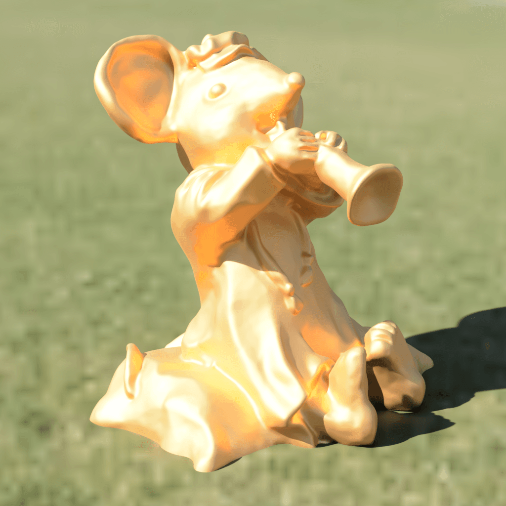 Mouse trumpet 3d model