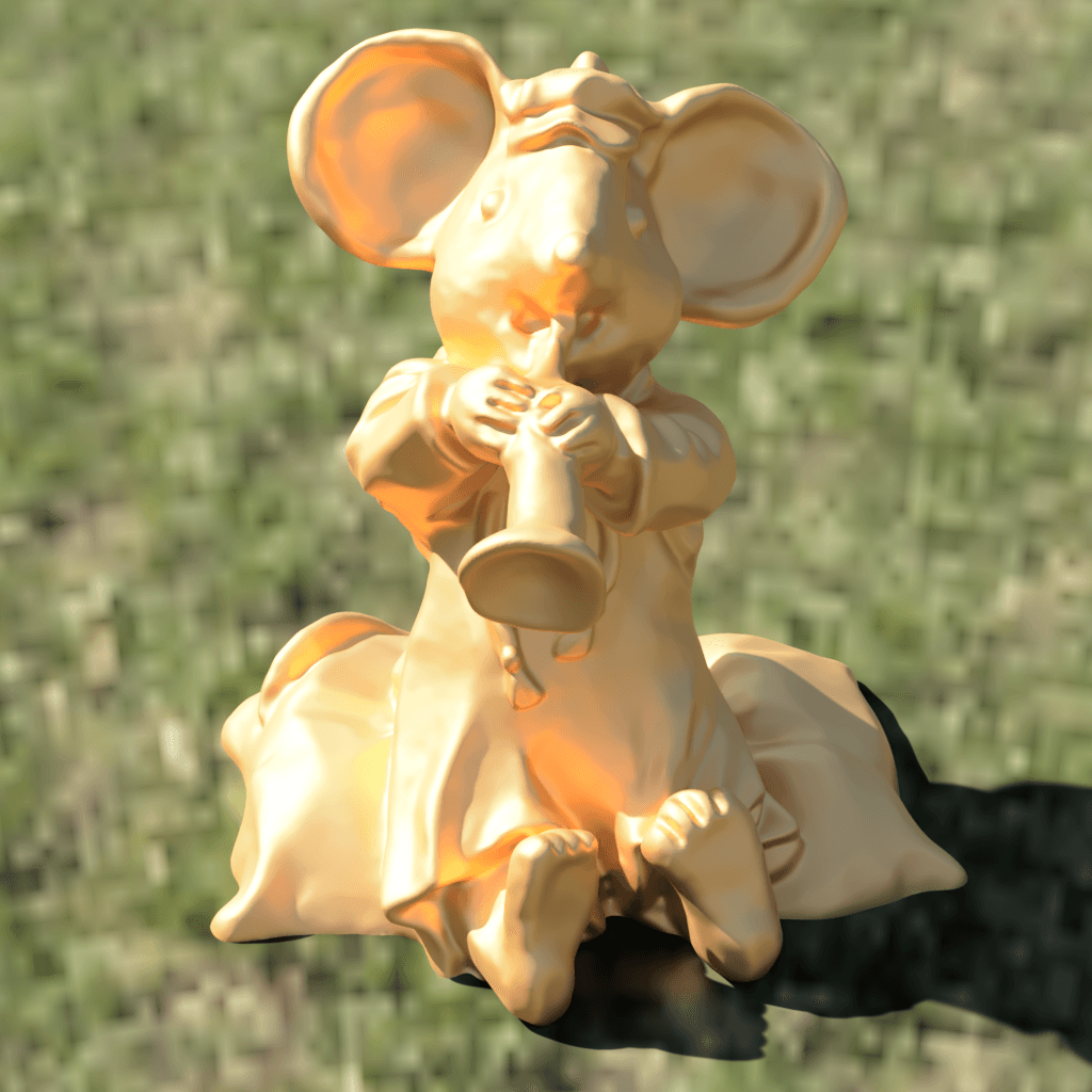 Mouse trumpet 3d model