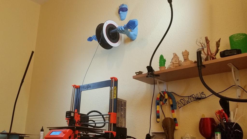 3D Printing Guardian Wall-Mounted Spool Holder.stl 3d model