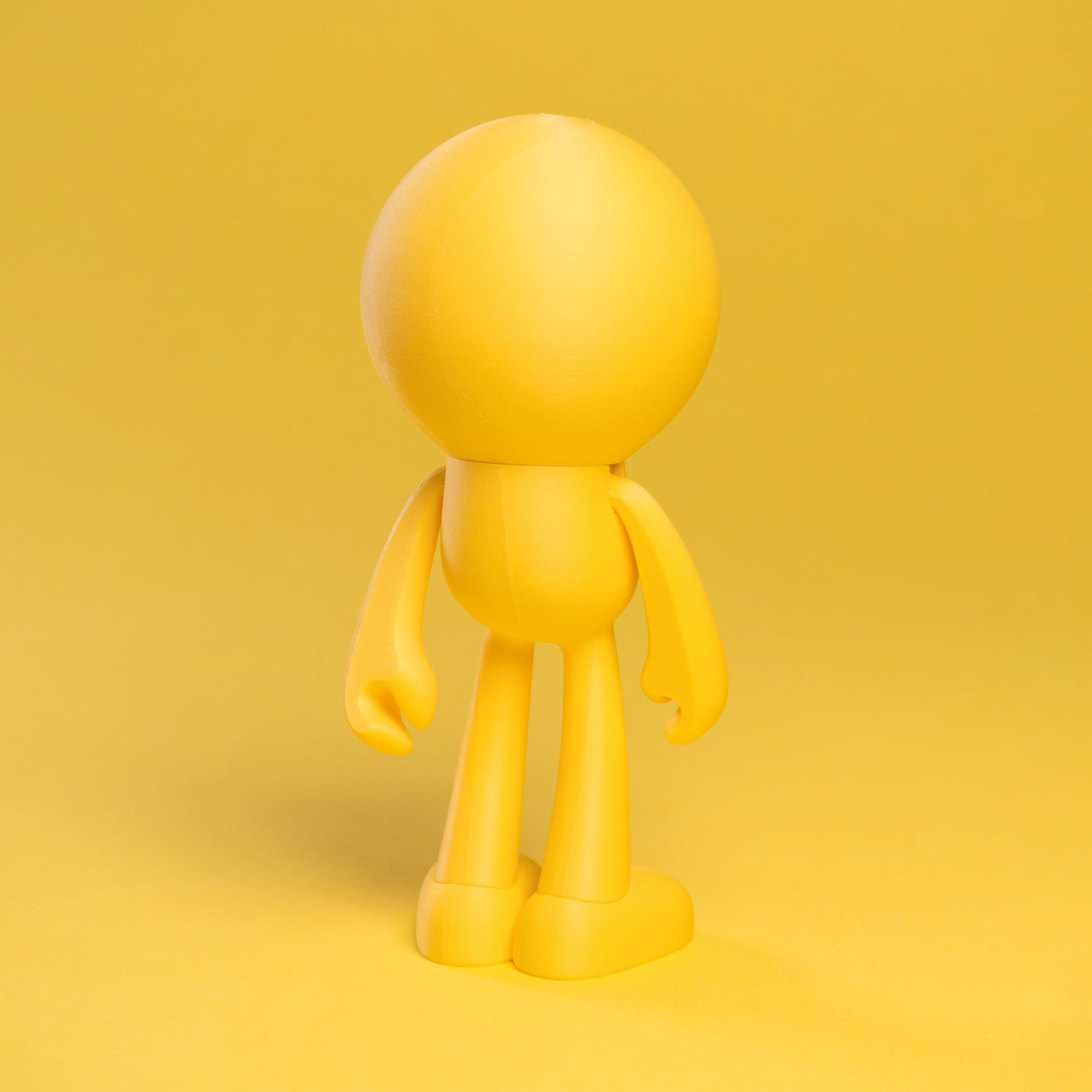 Blobhead - Modular Articulating Art Toy 3d model