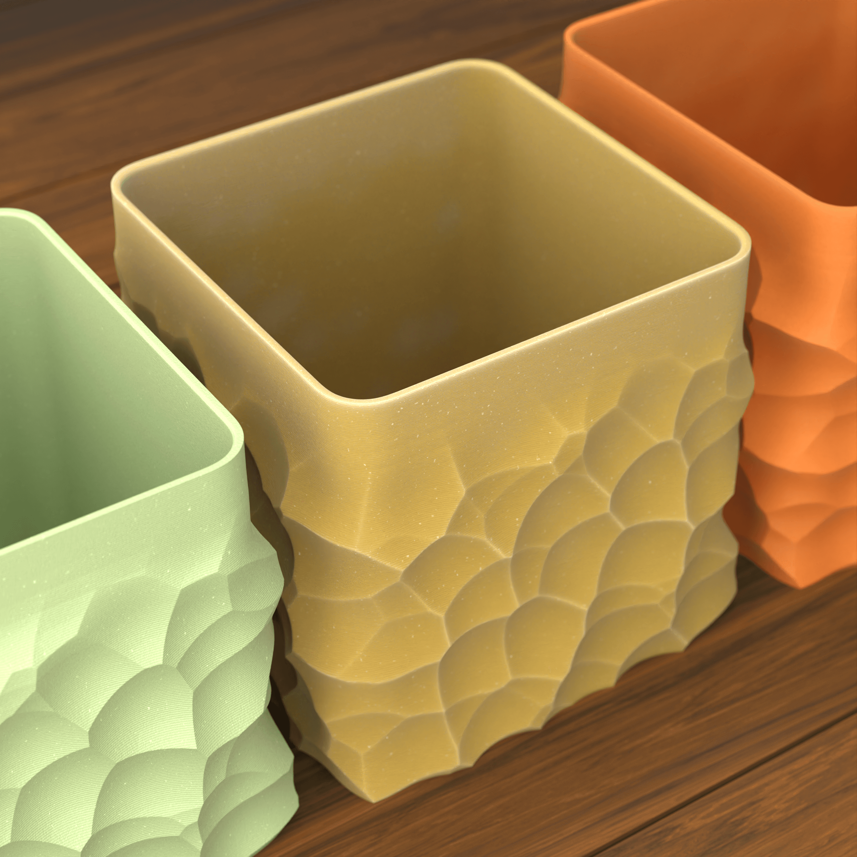 VORONOI PATTERN CONTAINER 3d model