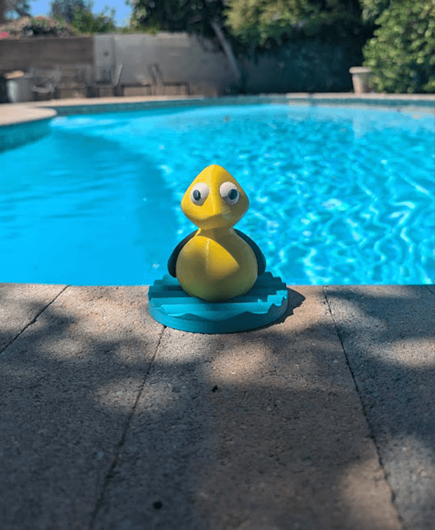 Ducky Ridin Waves 3d model