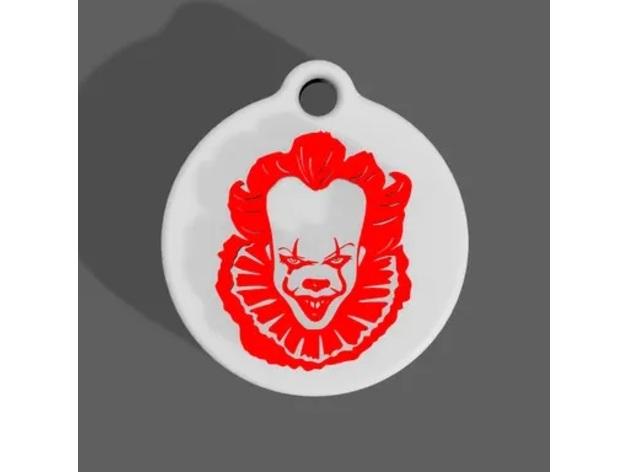 Pennywise Keychain 3d model
