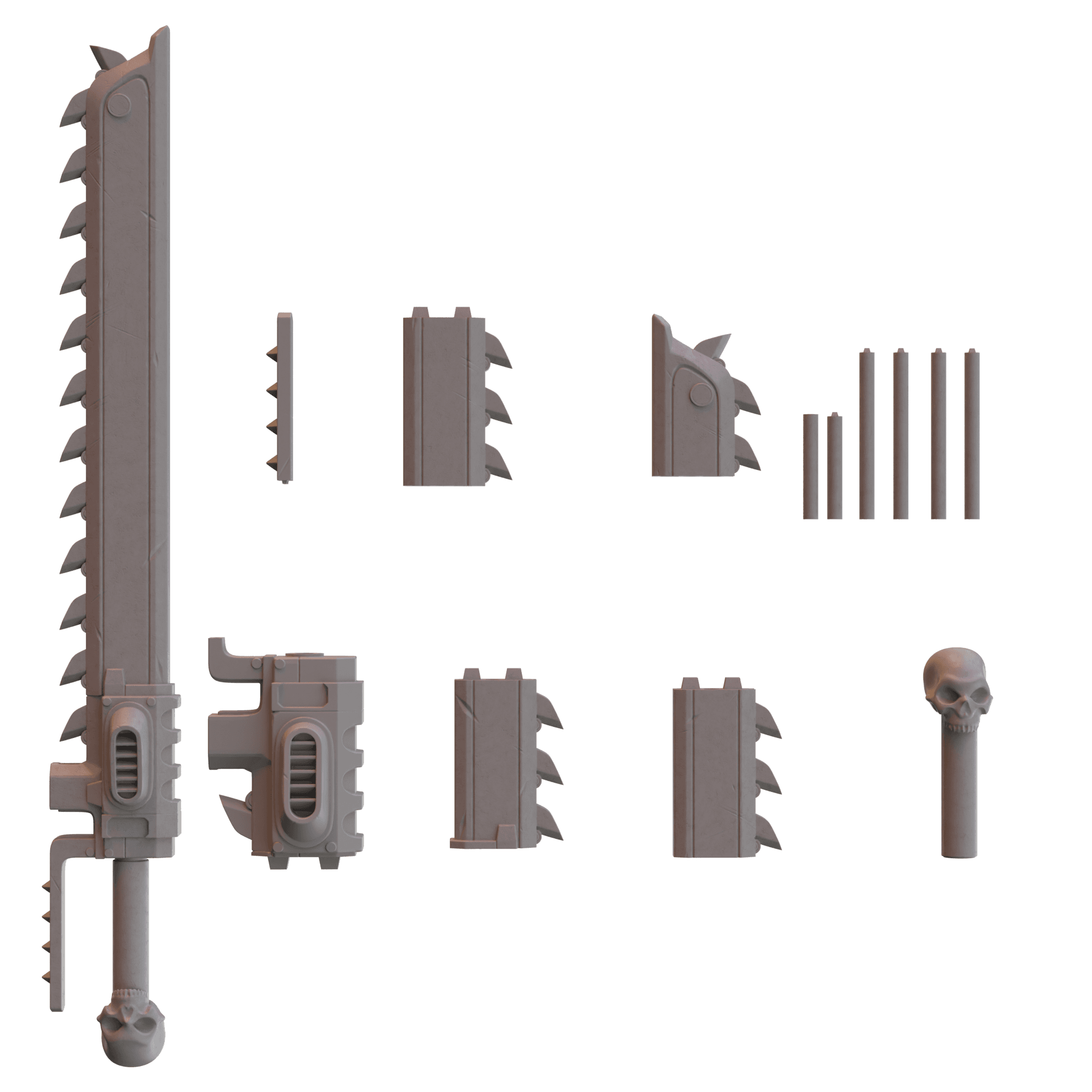 STL - Chainsword - Part 1.stl 3d model