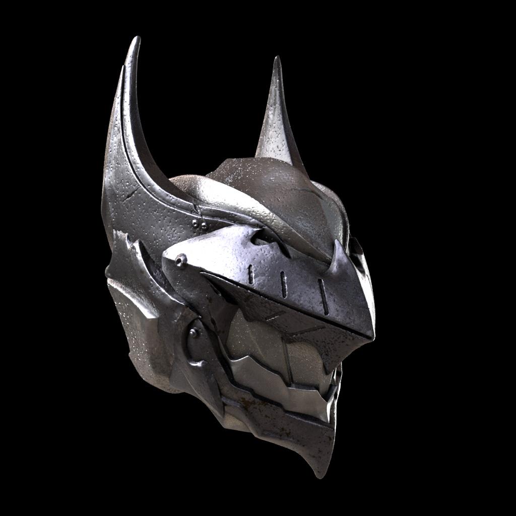 Batman Dark Steel Helmet 3d model