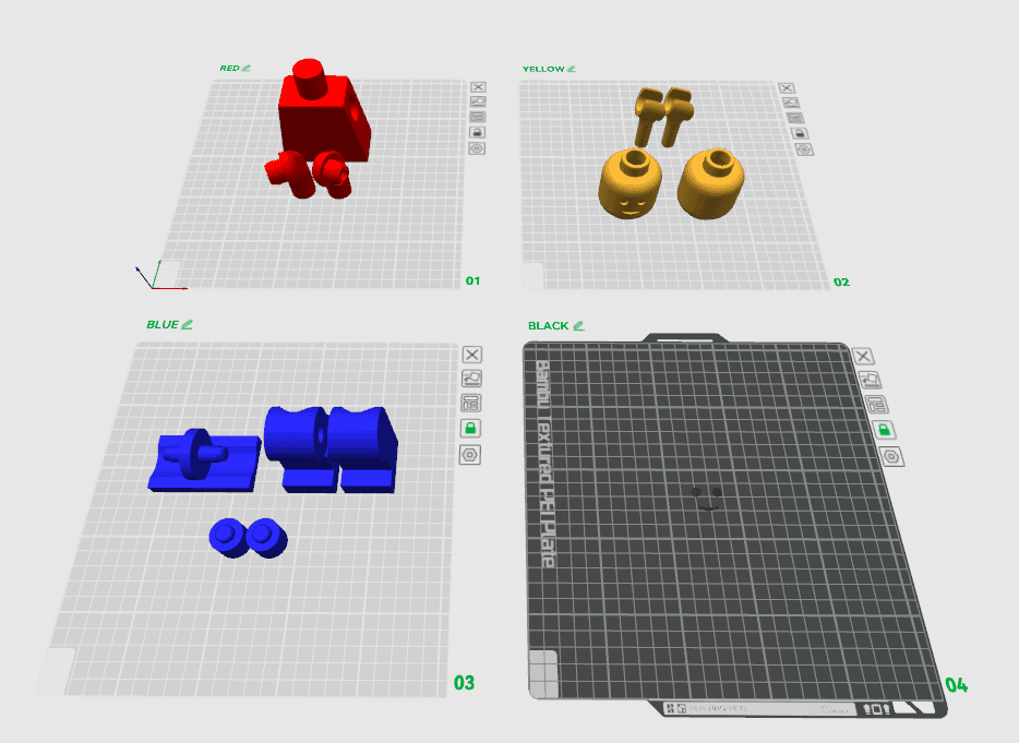 BASIC BIG BRICK FIGURE (6:1 Scale) 3d model