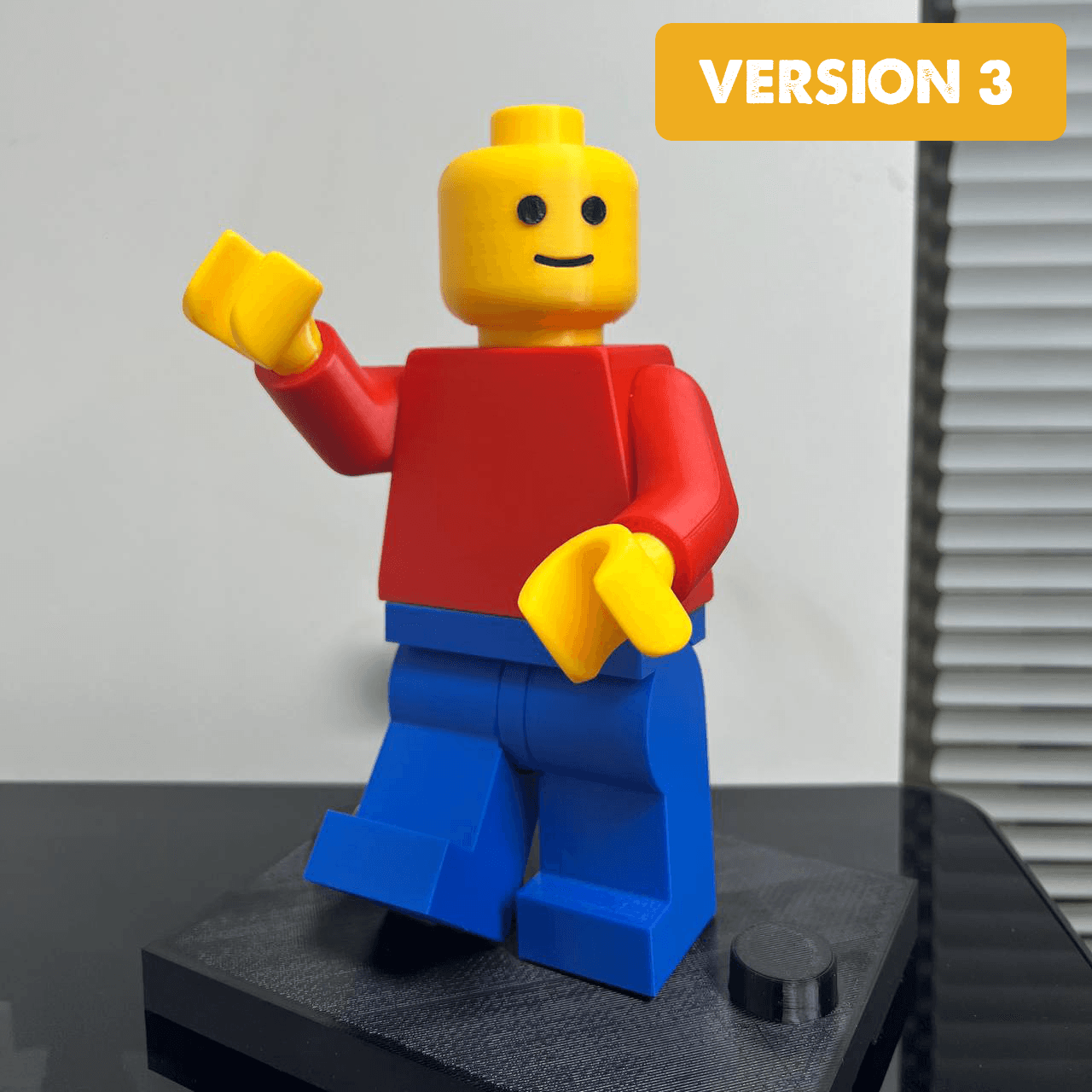 BASIC BIG BRICK FIGURE (6:1 Scale) 3d model