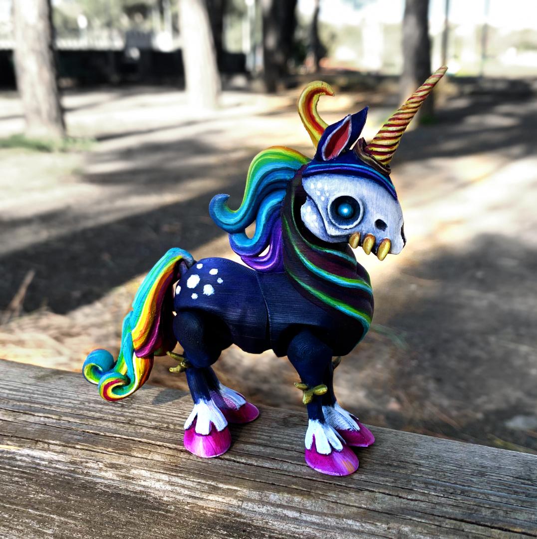 Spooky Unicorn 3d model