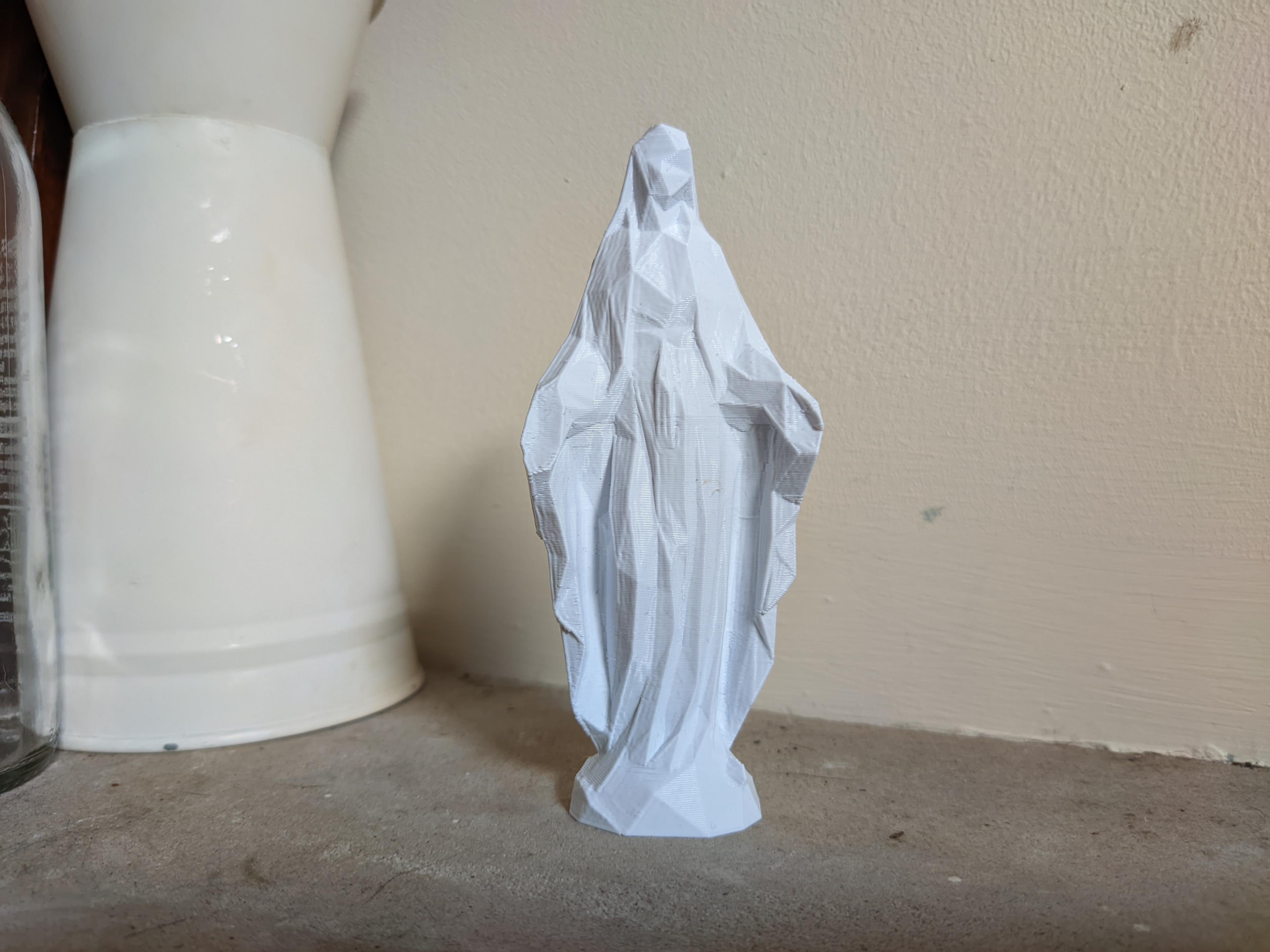 Virgin Mary Figurine [ Low 3d model