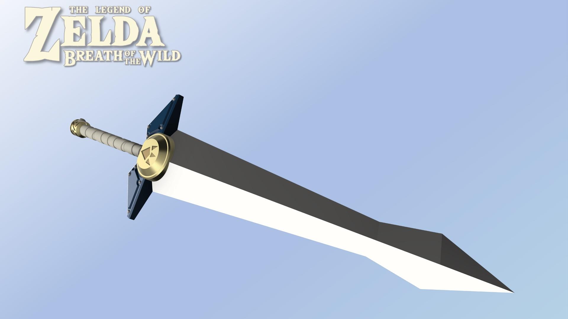 Biggoron’s Sword from Zelda Breath of the Wild - Life Size 3d model