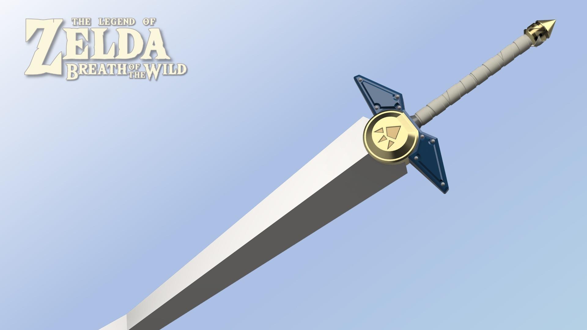 Biggoron’s Sword from Zelda Breath of the Wild - Life Size 3d model