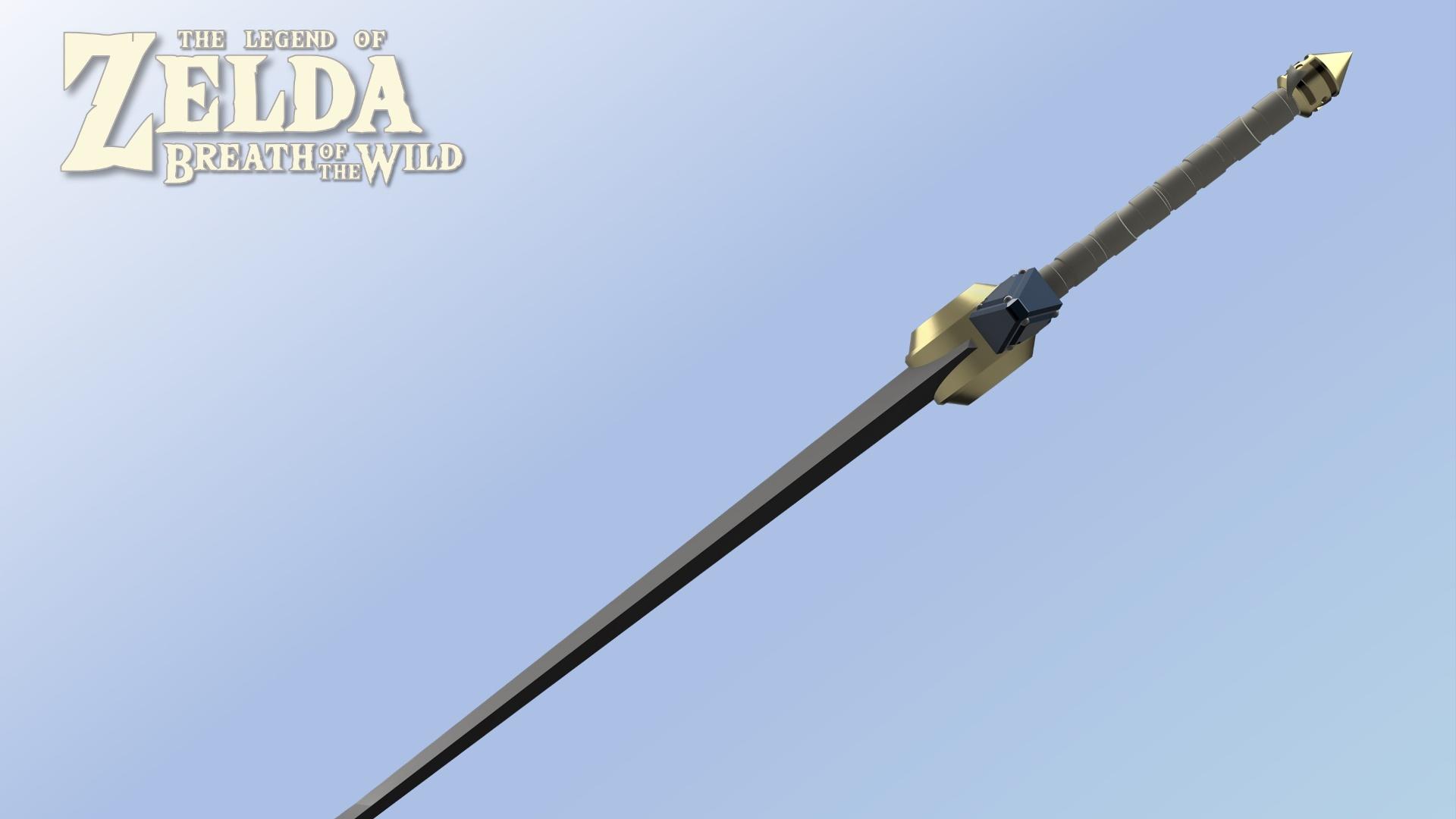 Biggoron’s Sword from Zelda Breath of the Wild - Life Size 3d model