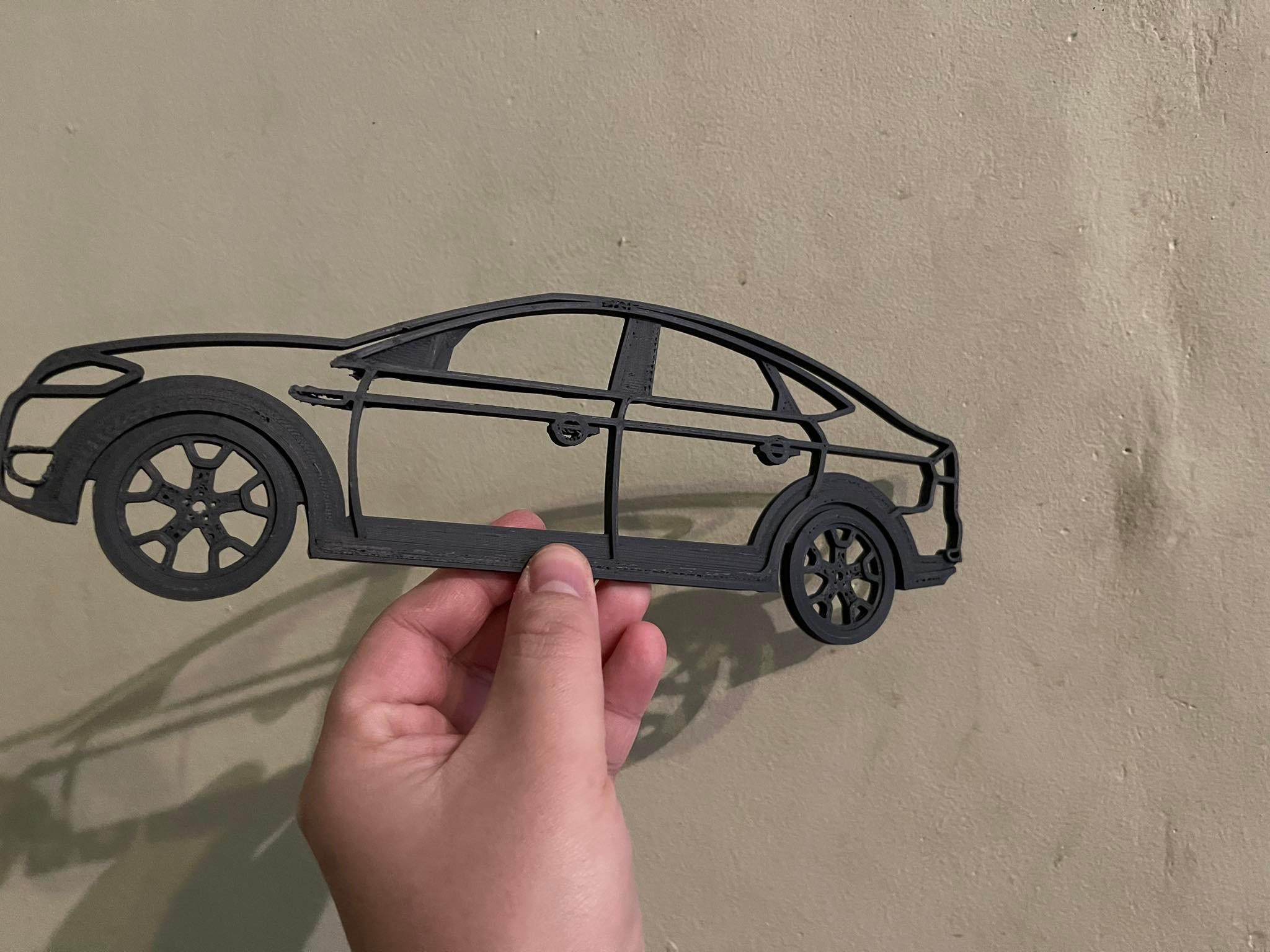 Ford Mondeo Wall Art 3d model