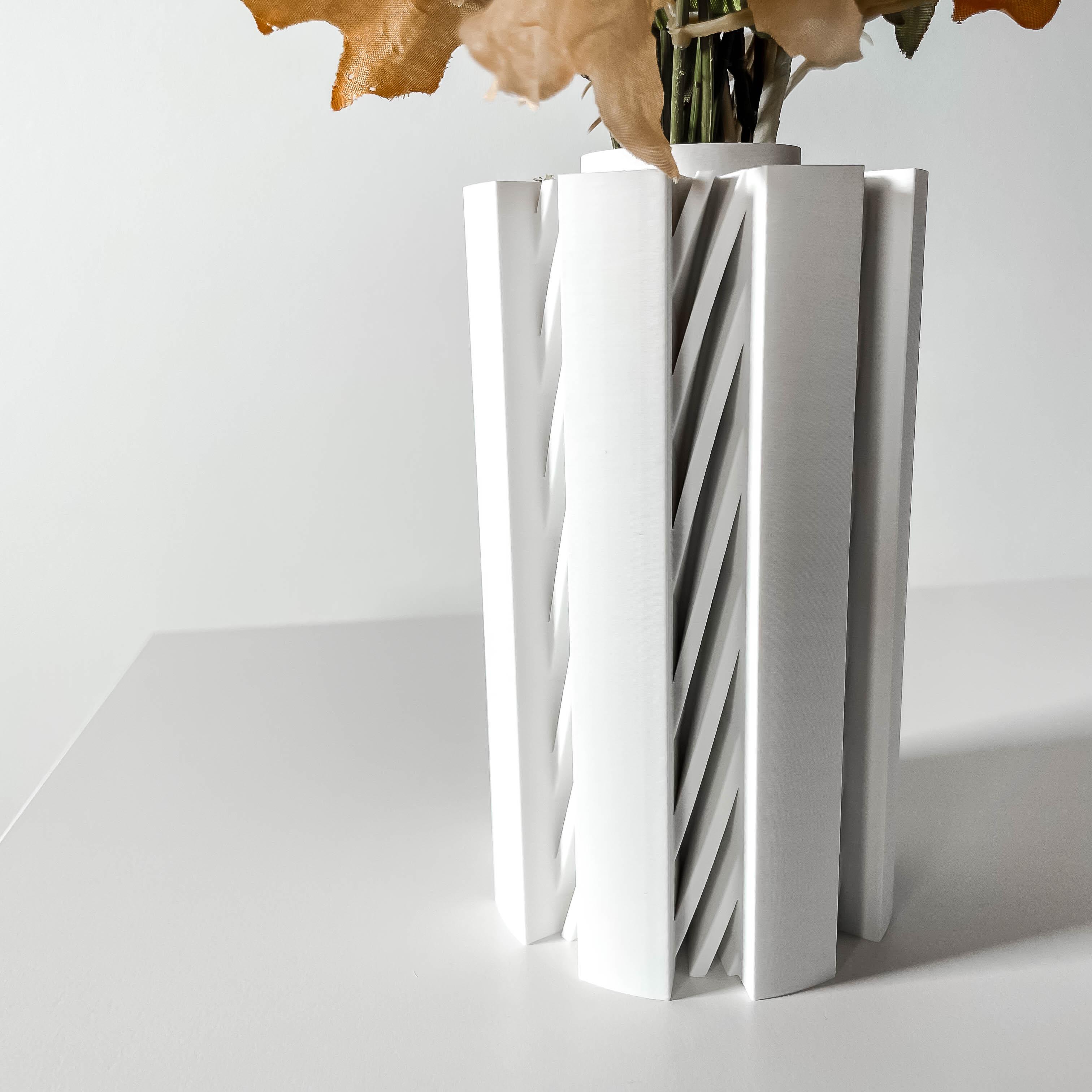 The Landis Vase, Modern and Unique Home Decor for Dried and Preserved Flower Arrangement  | STL File 3d model