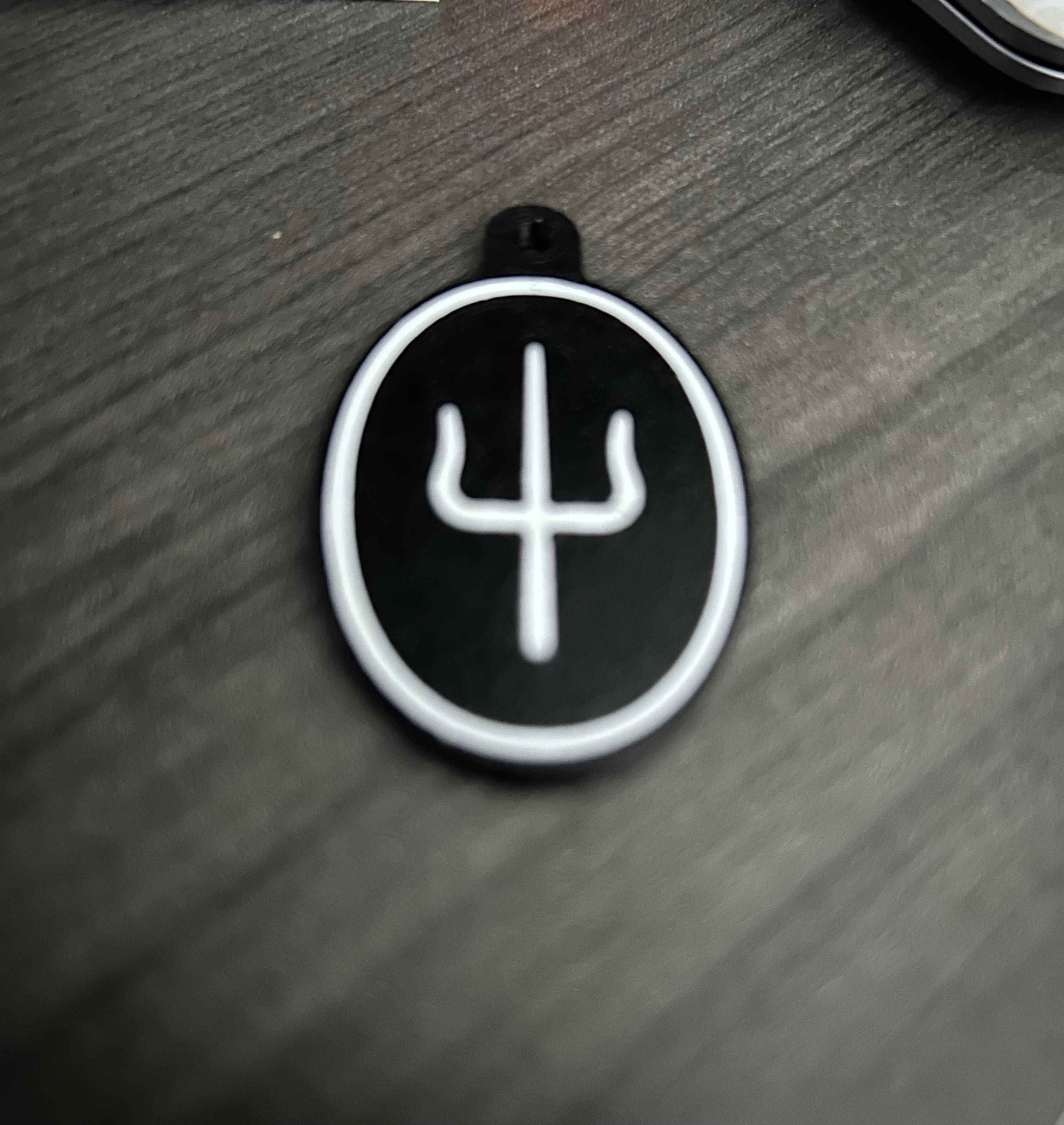 Twenty One Pilots Trident Logo Keychain (2021) 3d model