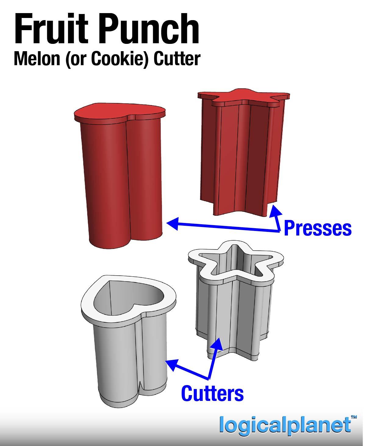 Fruit Punch 1v00a_Heart Cutter.stl 3d model