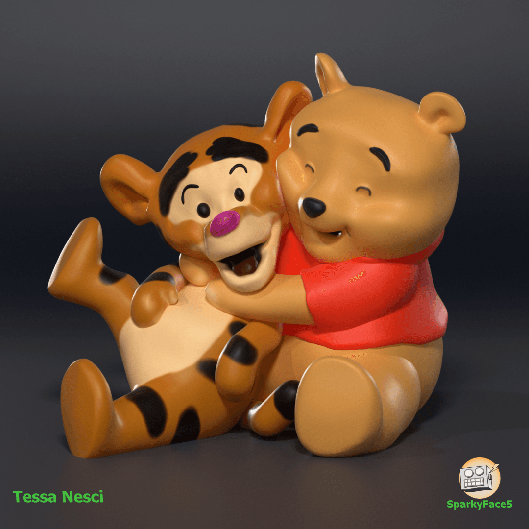 Baby_Tigger_and_Pooh.stl 3d model