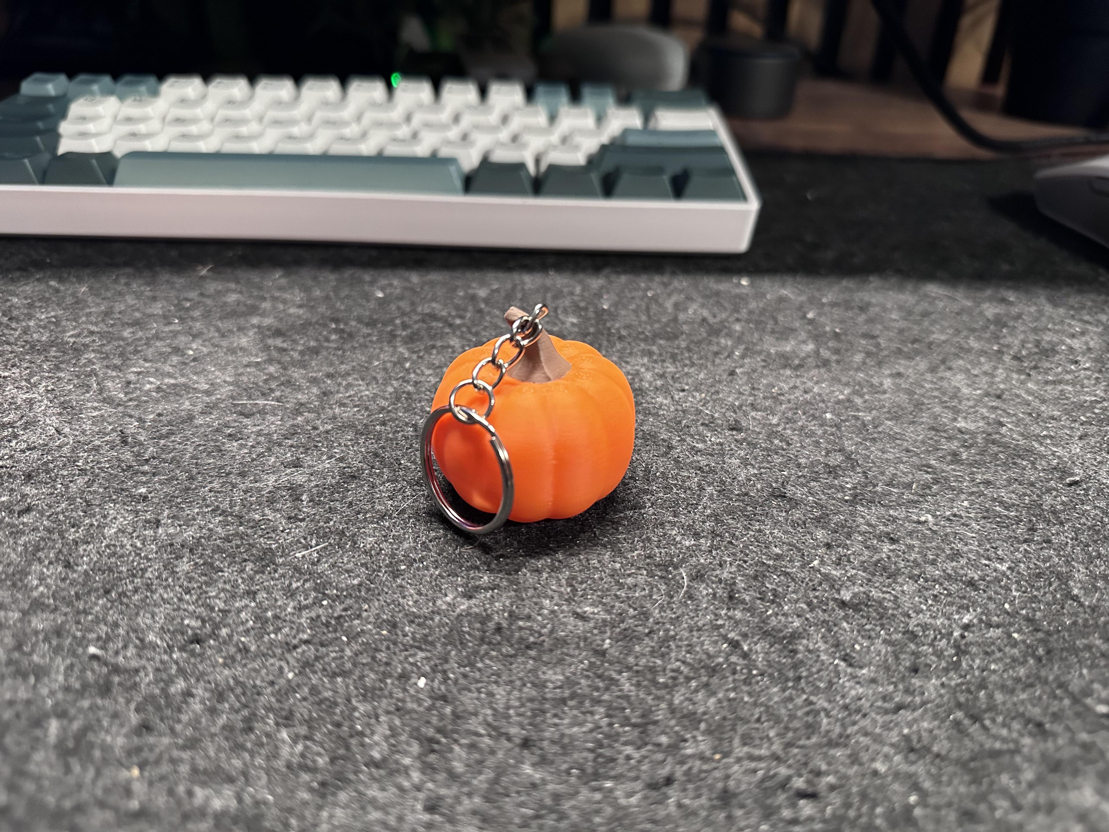 Pumpkin Keychain 3d model