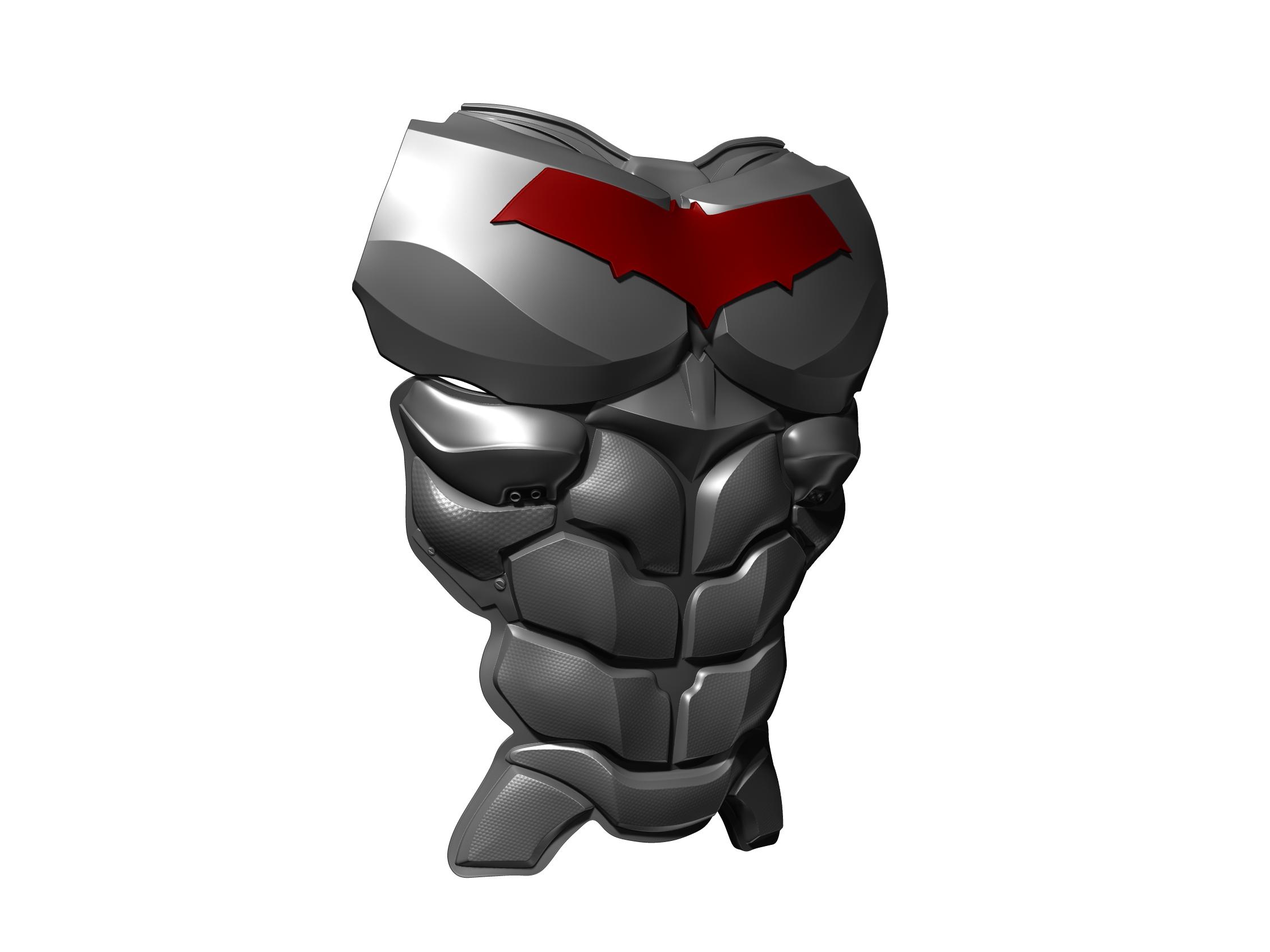 Red Hood Chest Piece 3d model