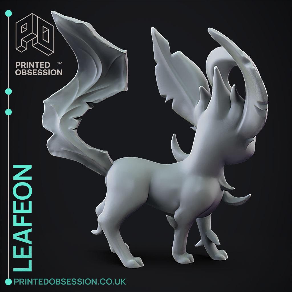 Leafeon beeldje 3D geprint -  Portugal