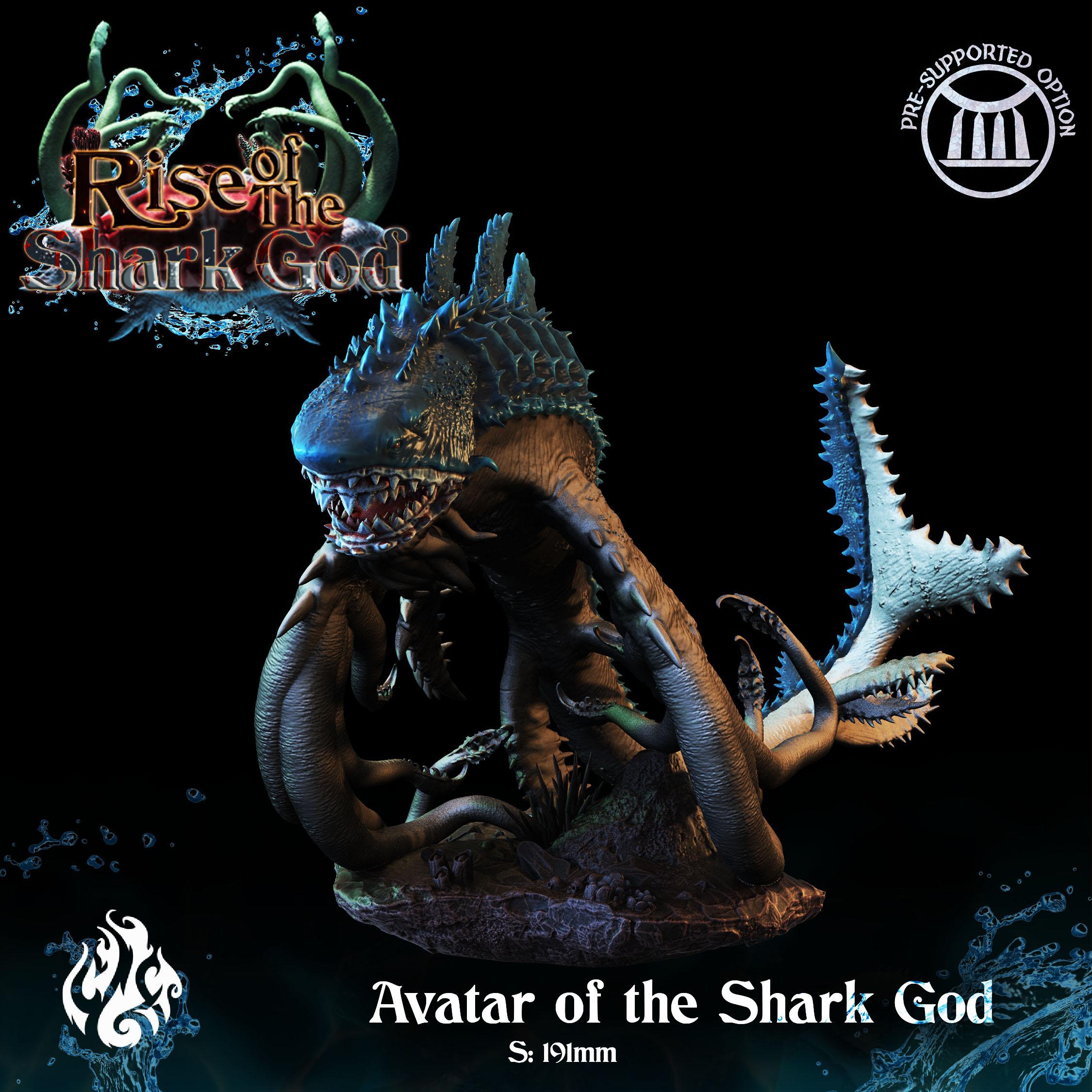 Avatar of the Shark God 3d model