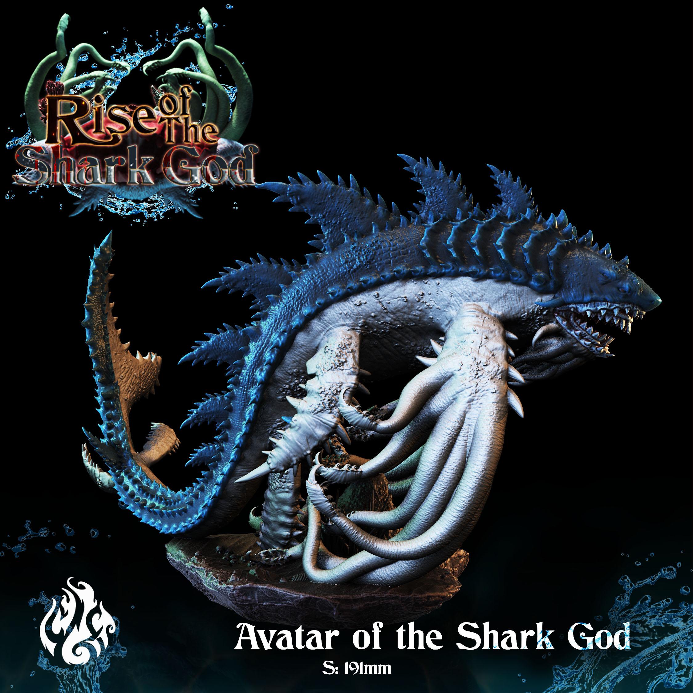 Avatar of the Shark God 3d model