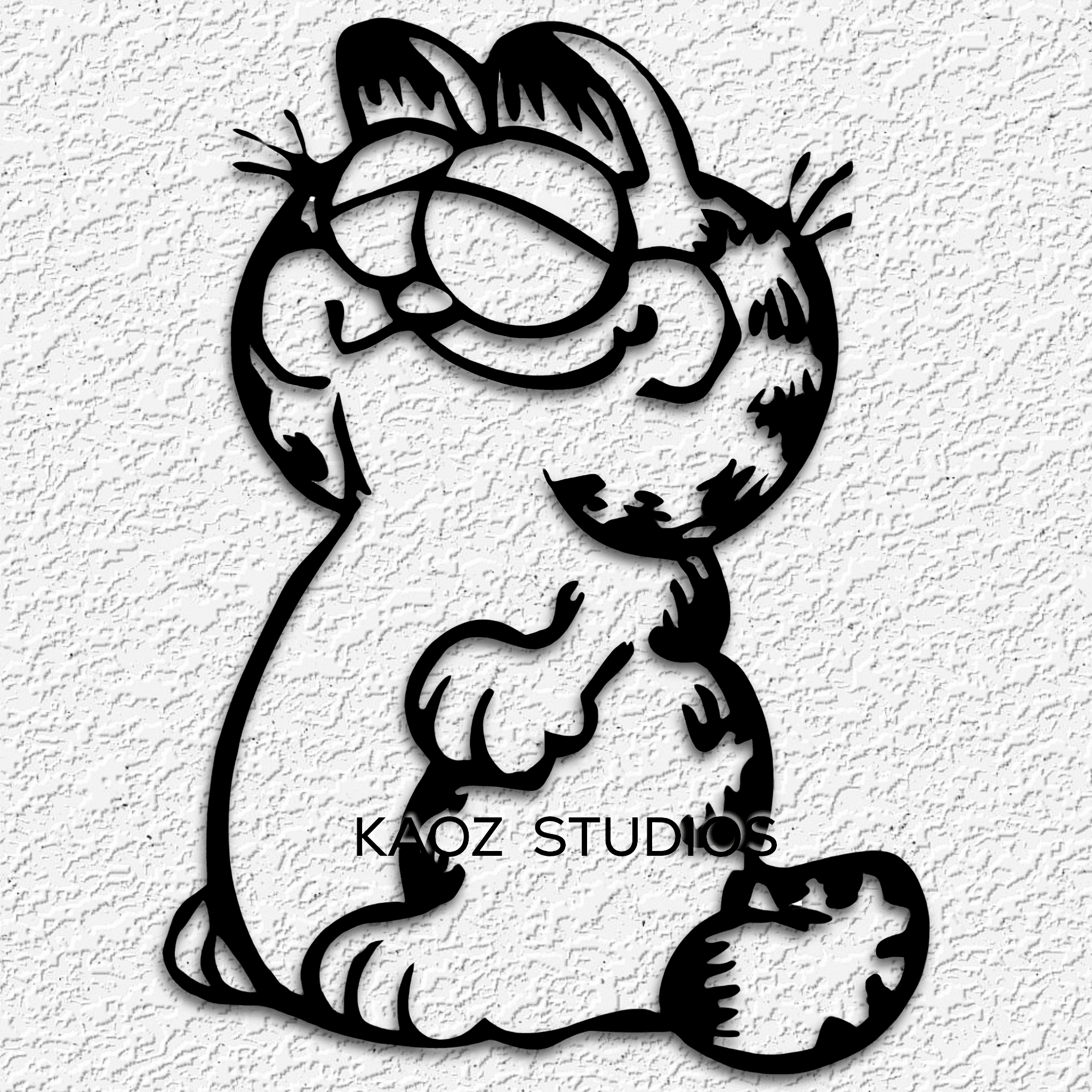 Classic Garfield the Cat Fan Art 3d model