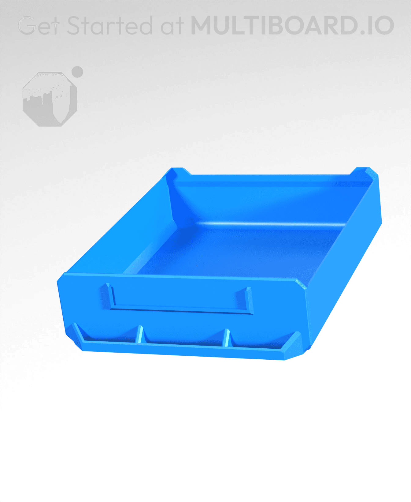 3x1x3.5-Deep - Multibin Simple Drawer 3d model